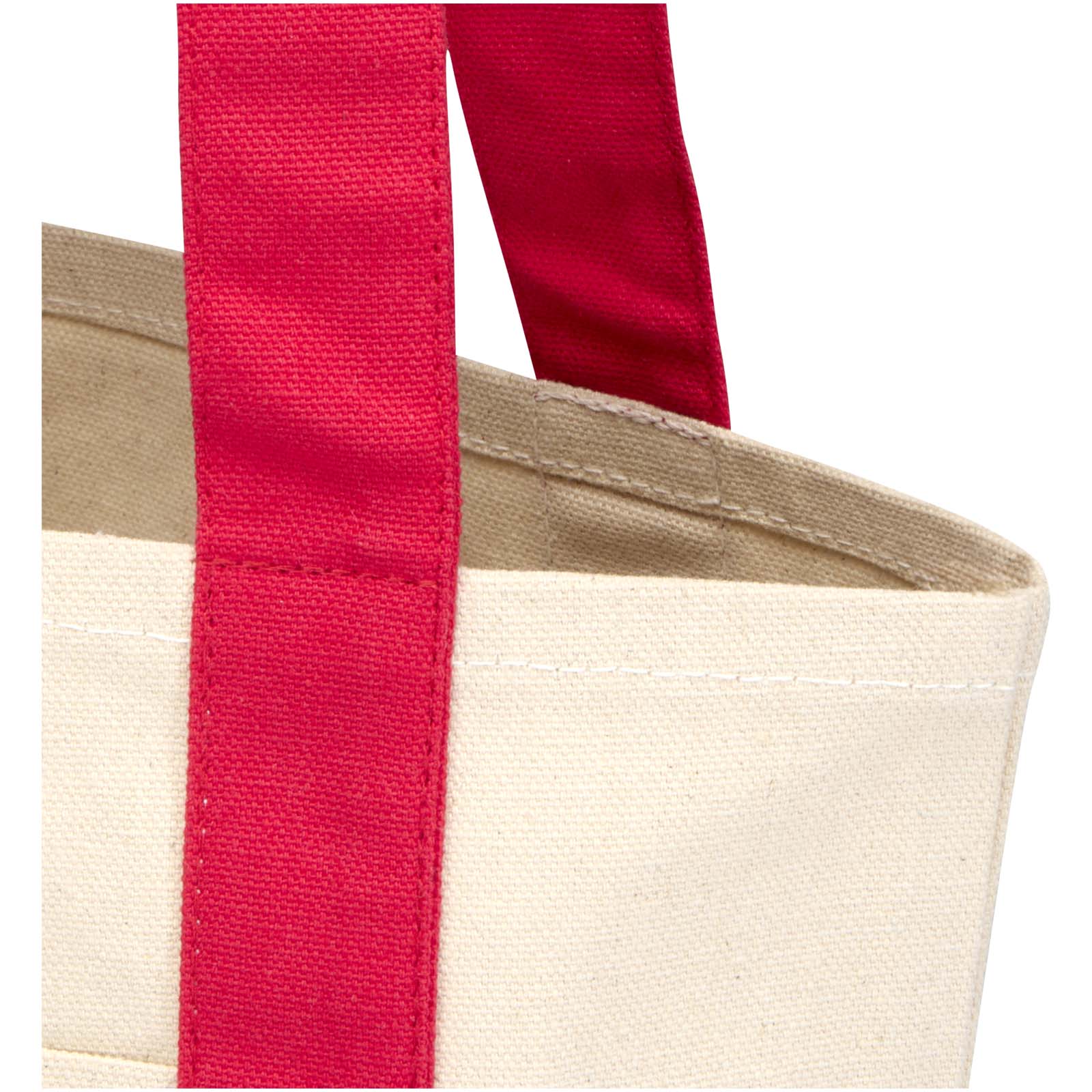 Sacs de shopping publicitaires - Mini sac shopping Sam en coton recyclé GRS 320 g/m2 - 5