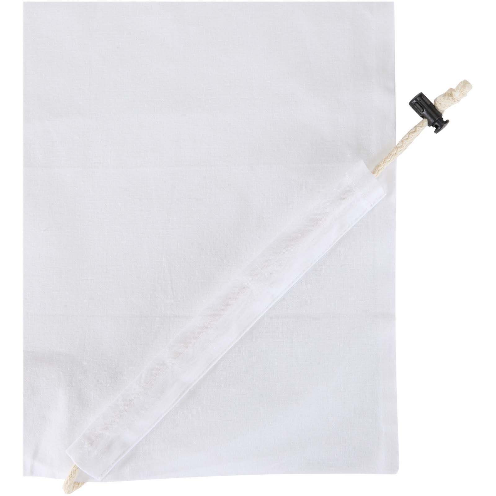 Sacs de shopping publicitaires - Sac fourre-tout pliable en coton recyclé GRS « Madras Blend » 140 g/m², 7 L - 5