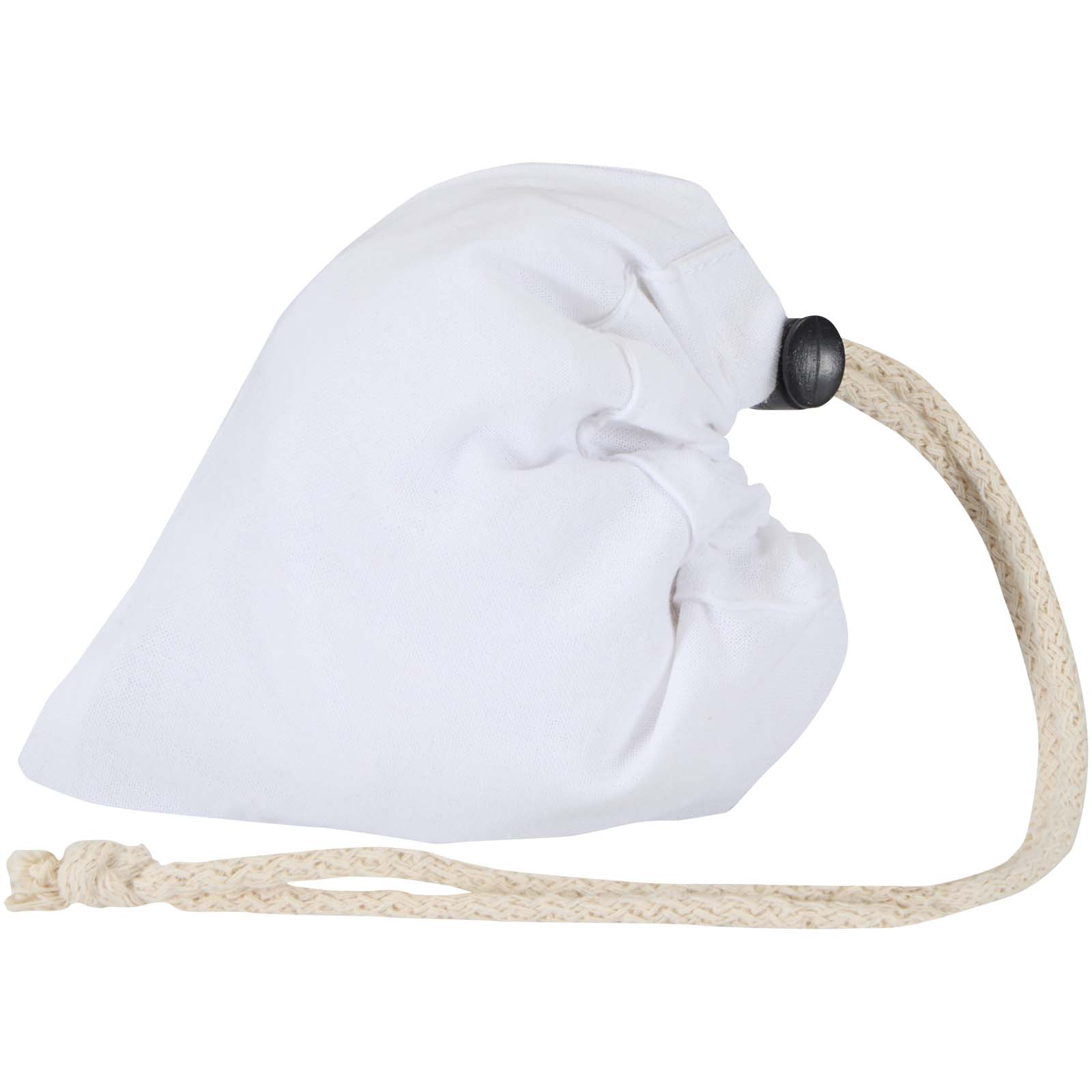 Sacs de shopping publicitaires - Sac fourre-tout pliable en coton recyclé GRS « Madras Blend » 140 g/m², 7 L - 4