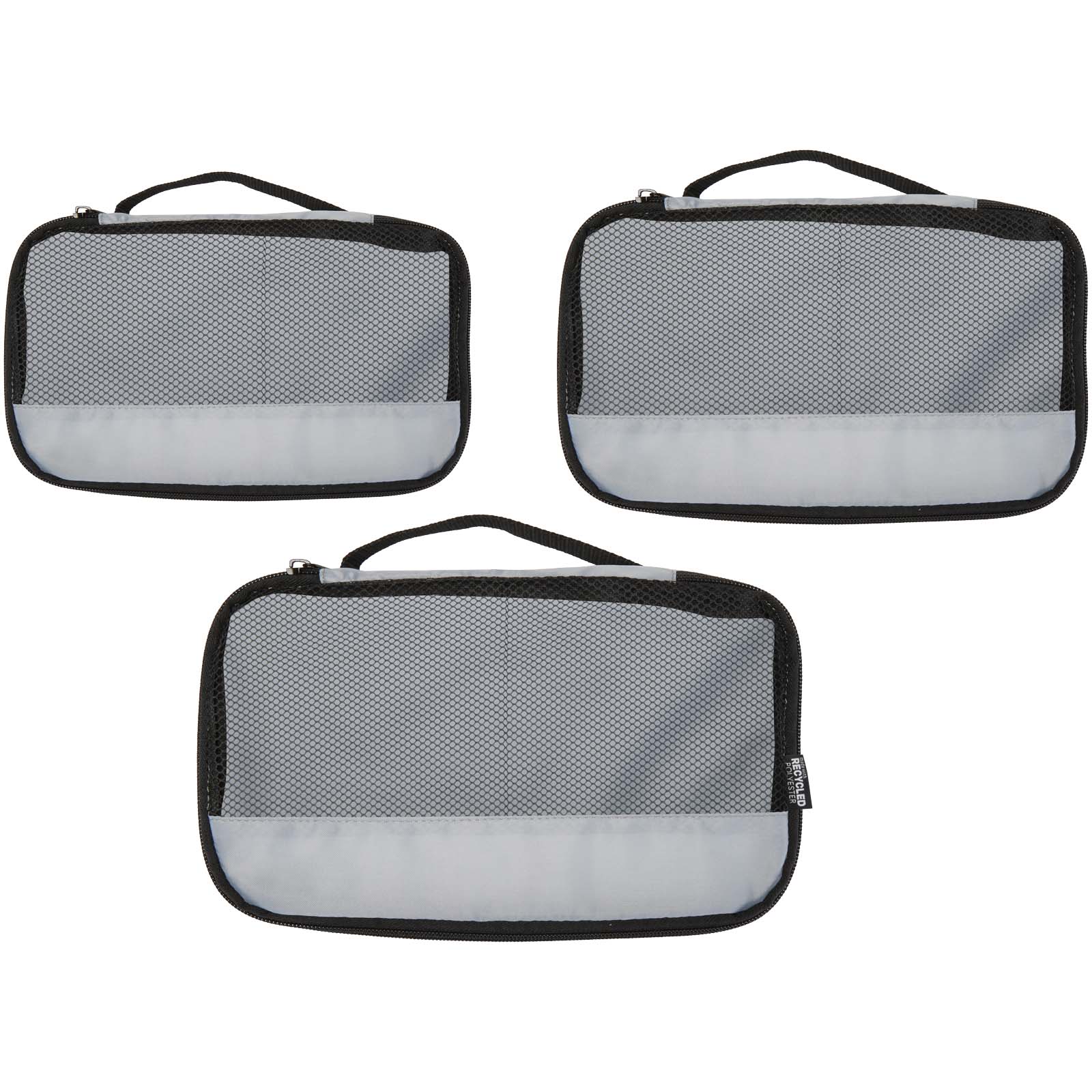 Advertising Travel Accessories - Jet GRS recycled packing cubes - set of 3 - 1