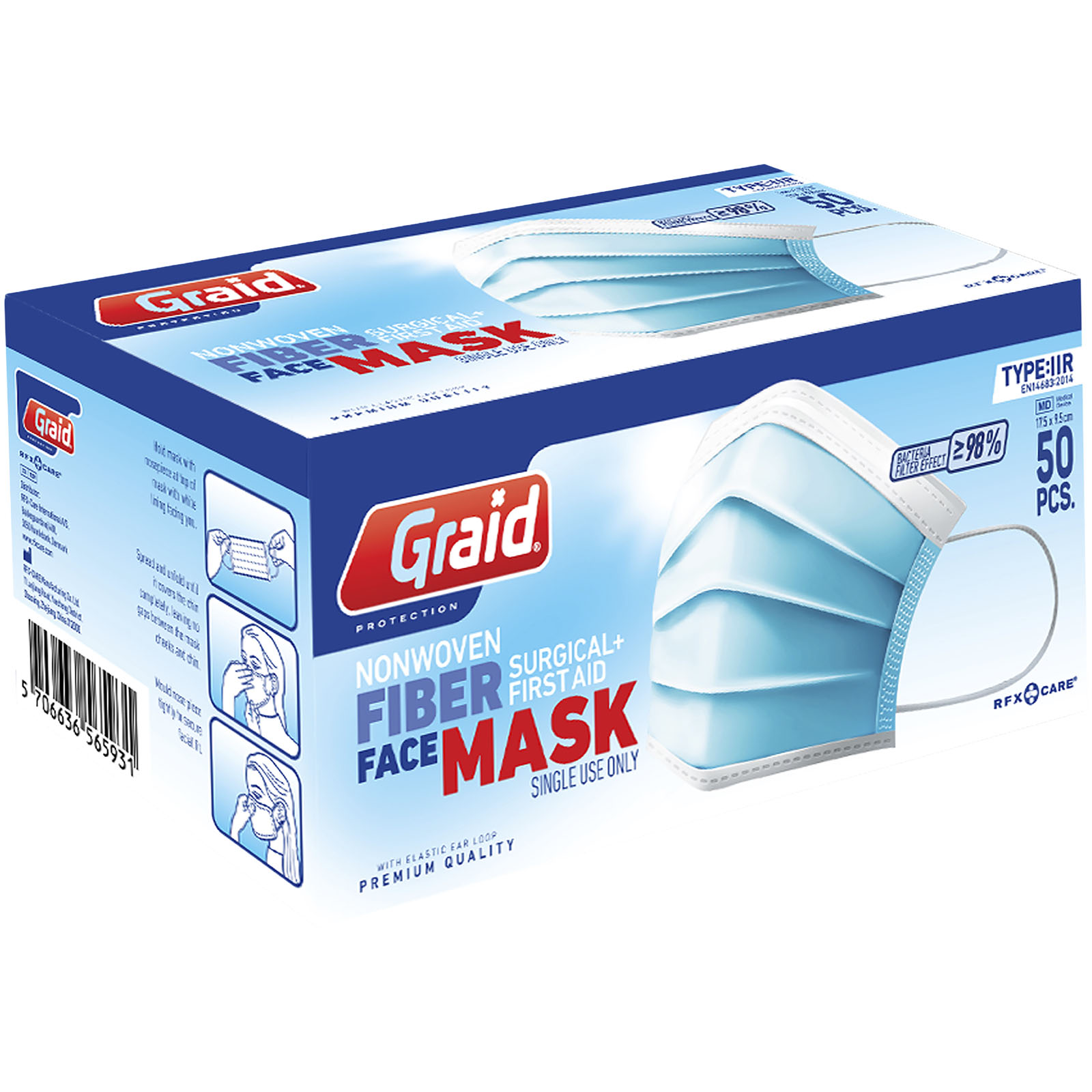 Advertising Protection - Moore type IIR face mask - 1