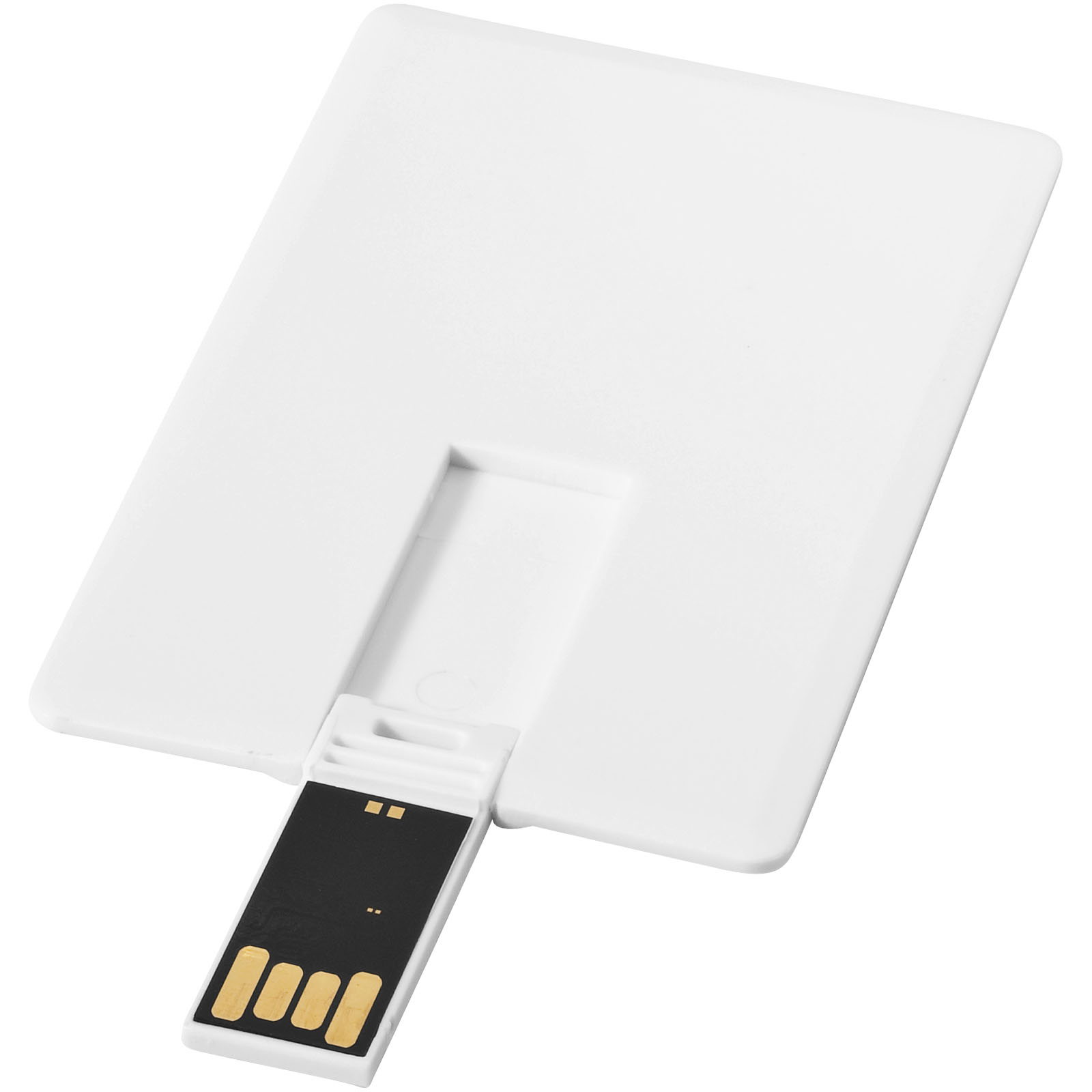 Advertising USB Flash Drives - Slim card-shaped 2GB USB flash drive - 0