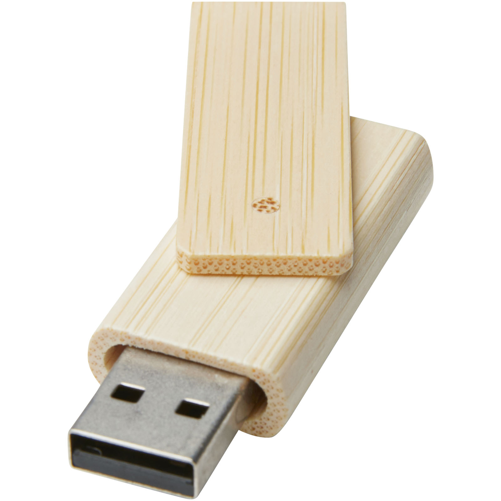 Advertising USB Flash Drives - Rotate 8GB bamboo USB flash drive - 0