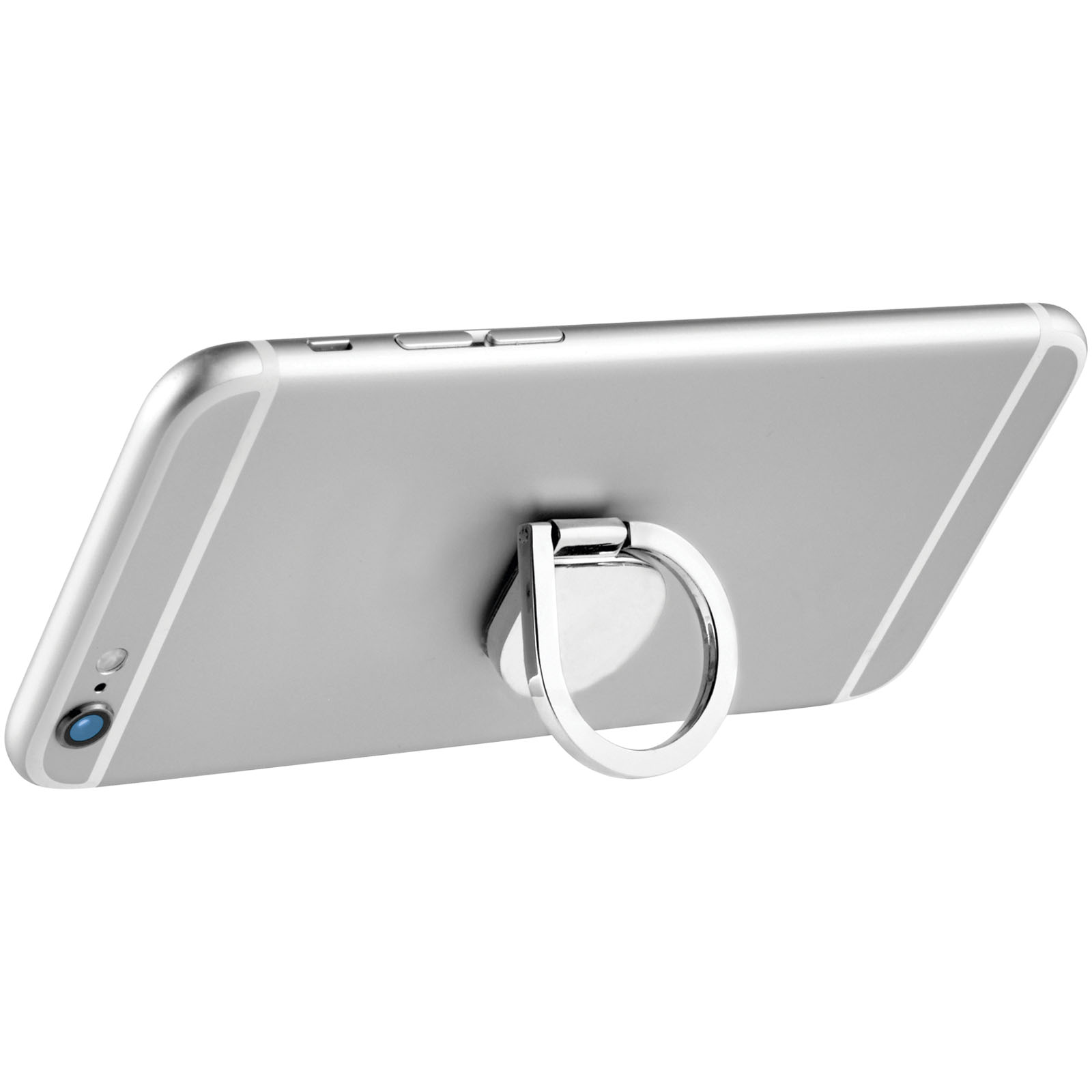 Accessoires pour téléphone et tablette publicitaires - Support de téléphone avec anneau en aluminium Cell - 0
