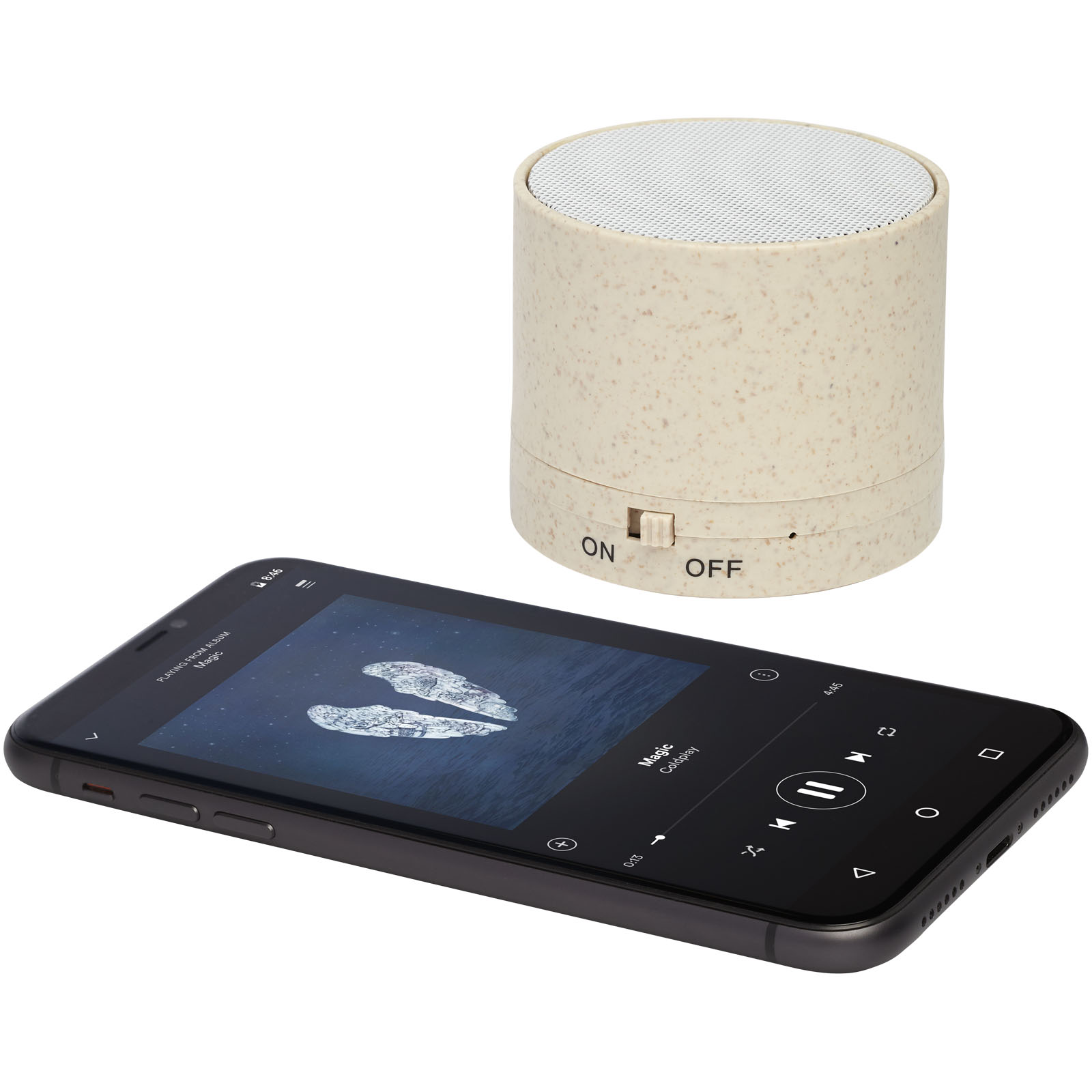 Advertising Speakers - Kikai wheat straw Bluetooth® speaker - 5