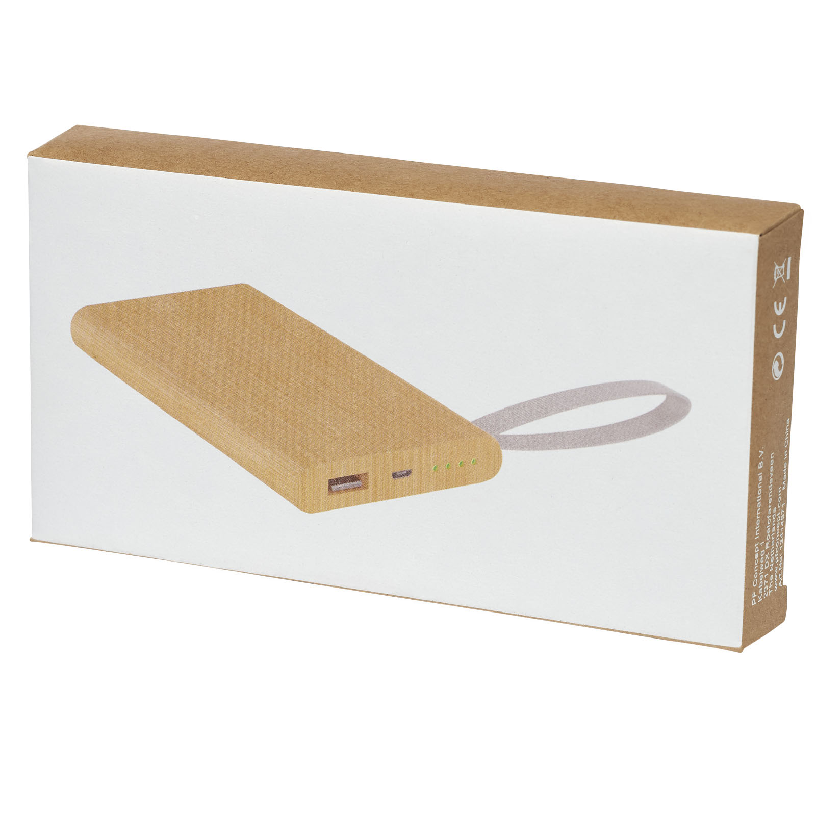 Advertising Powerbanks - Tulda 5000 mAh bamboo power bank - 1