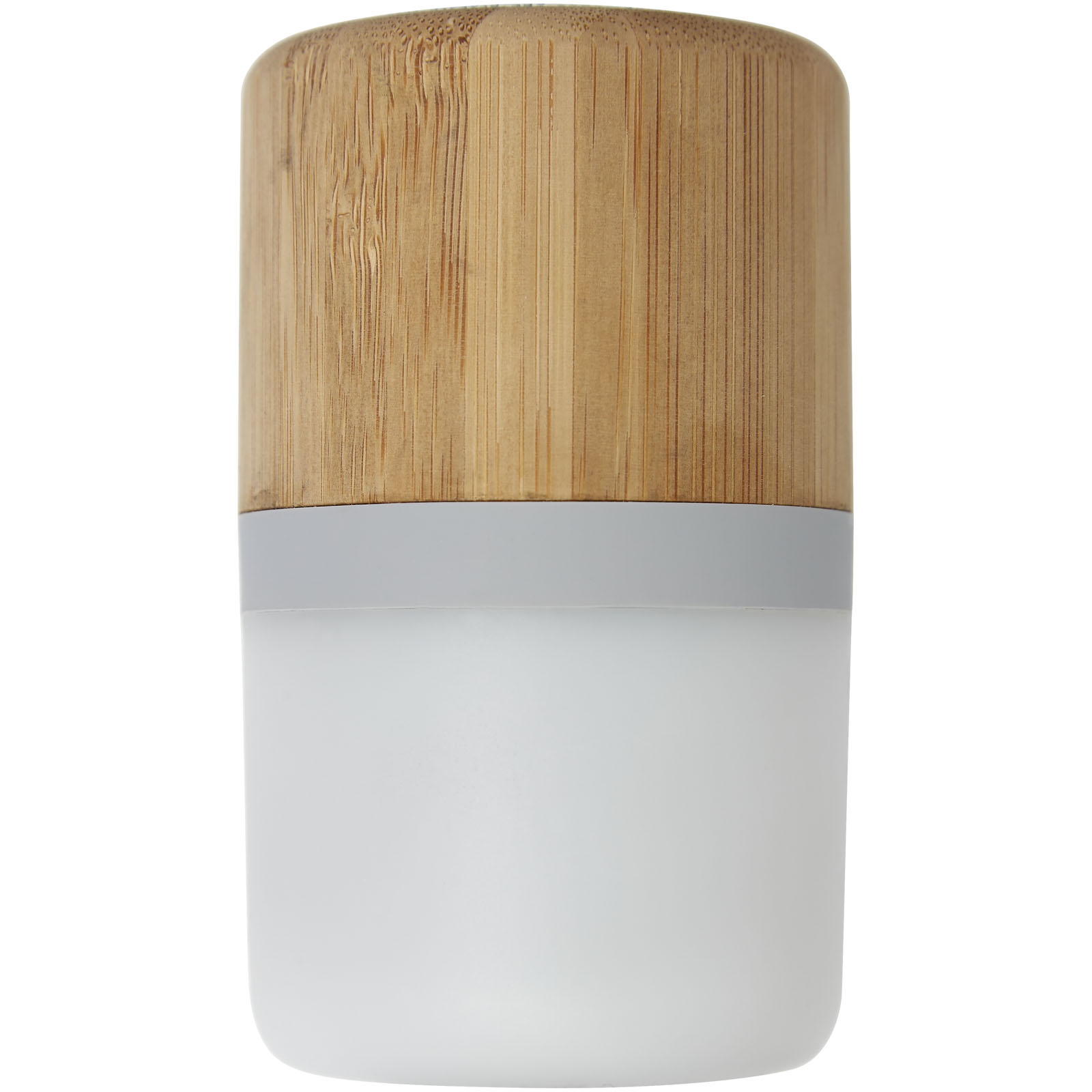 Enceintes publicitaires - Haut-parleur Bluetooth® Aurea en bambou avec lumière  - 2