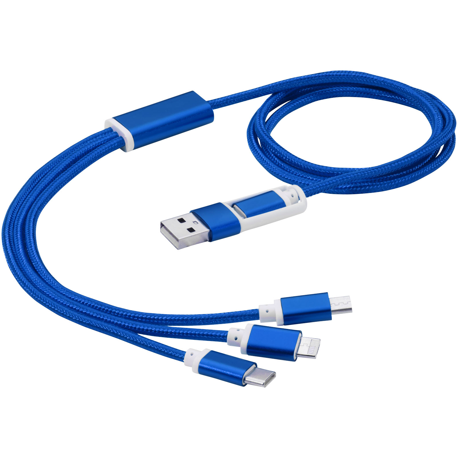 Câbles publicitaires - Câble de charge 5-en-1 Versatile - 0
