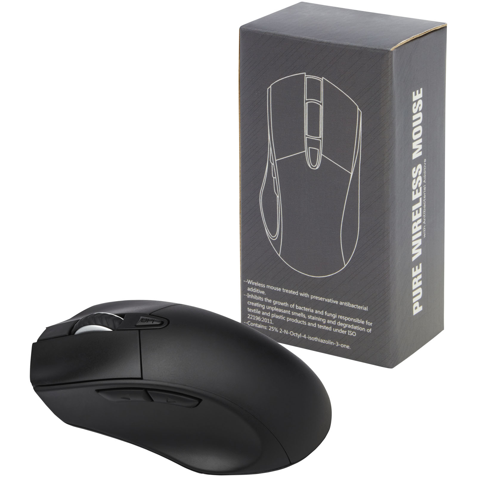 Advertising Computer Accessories - Pure wireless mouse with antibacterial additive - 3