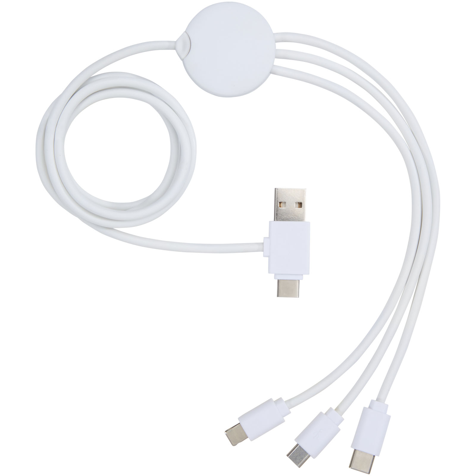 Advertising Cables - Pure 5-in-1 charging cable with antibacterial additive - 2