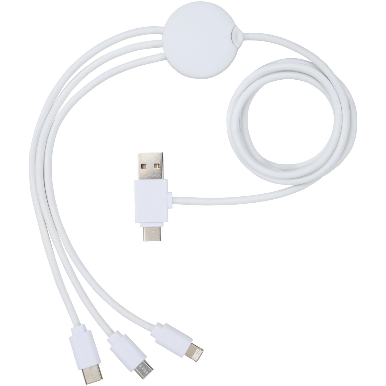Advertising Cables - Pure 5-in-1 charging cable with antibacterial additive - 1