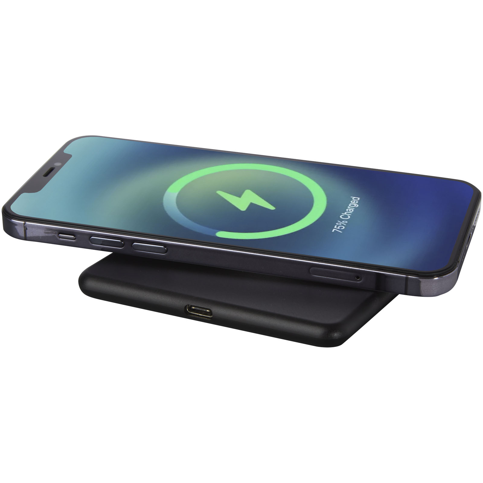 Advertising Wireless Charging - Loop 10W recycled plastic wireless charging pad - 0