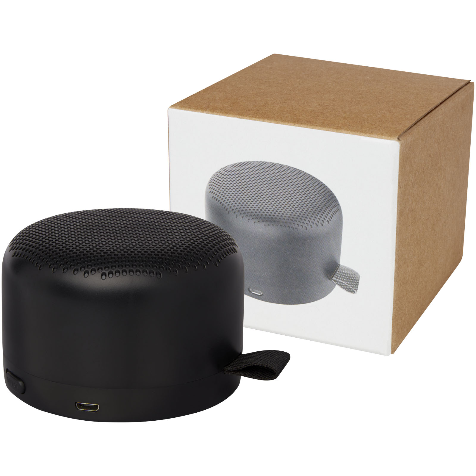 Advertising Speakers - Loop 5W recycled plastic Bluetooth speaker - 0