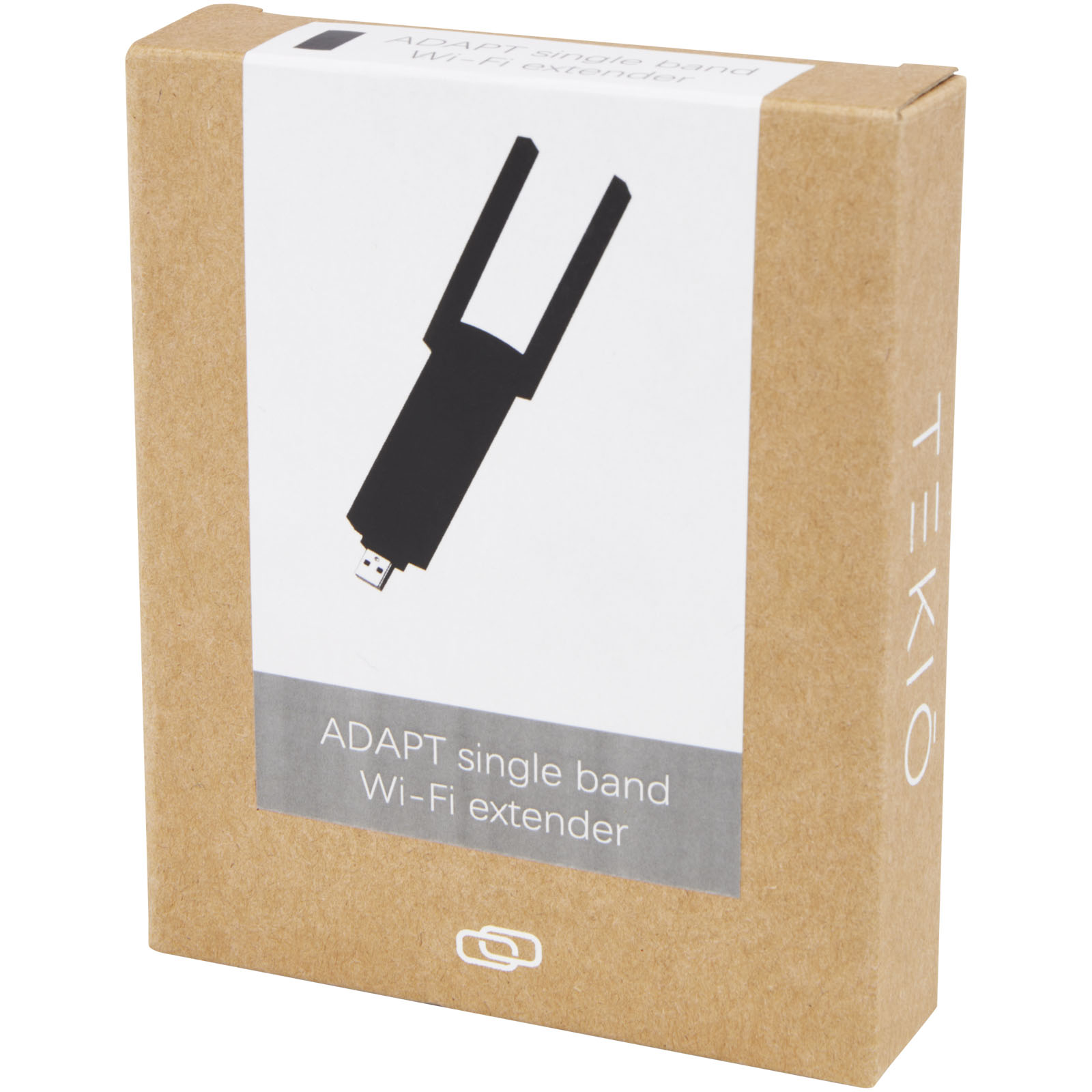 Accessoires pour ordinateur publicitaires - Répéteur Wi-Fi simple bande ADAPT - 1