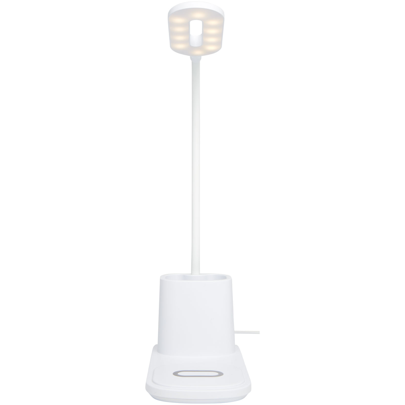 Chargeurs sans fil publicitaires - Lampe de bureau Bright et organiseur avec chargeur à induction - 2