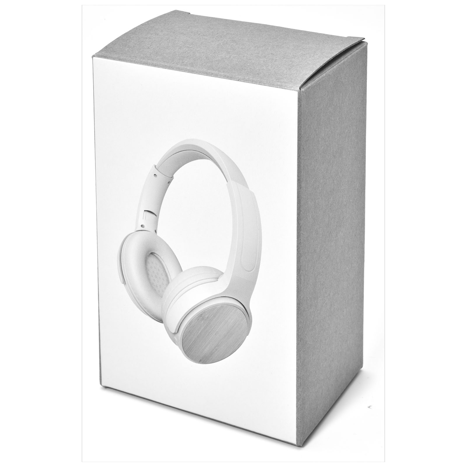 Advertising Headphones - Athos bamboo Bluetooth® headphones with microphone - 1