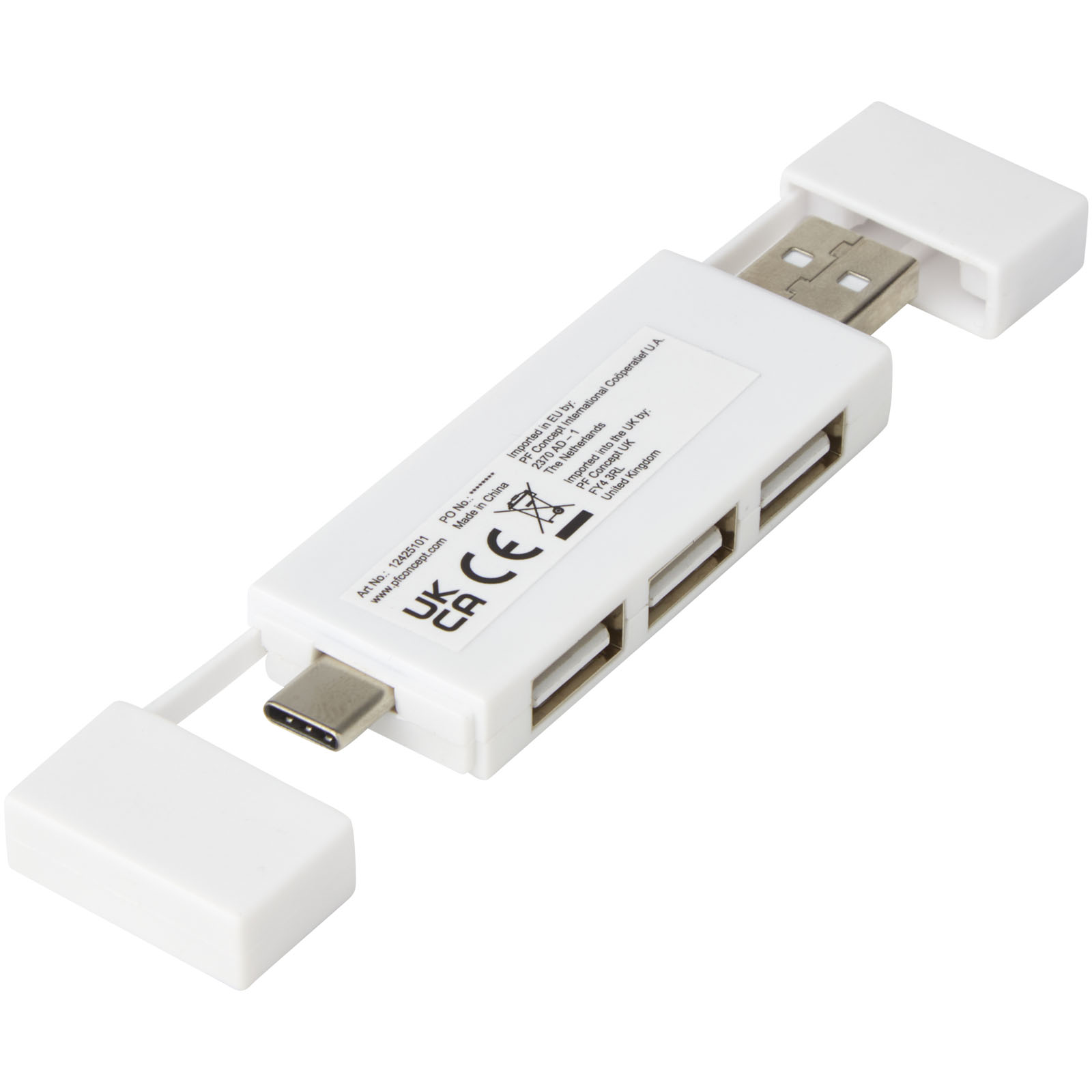 Hubs USB publicitaires - Hub double USB 2.0 Mulan - 2