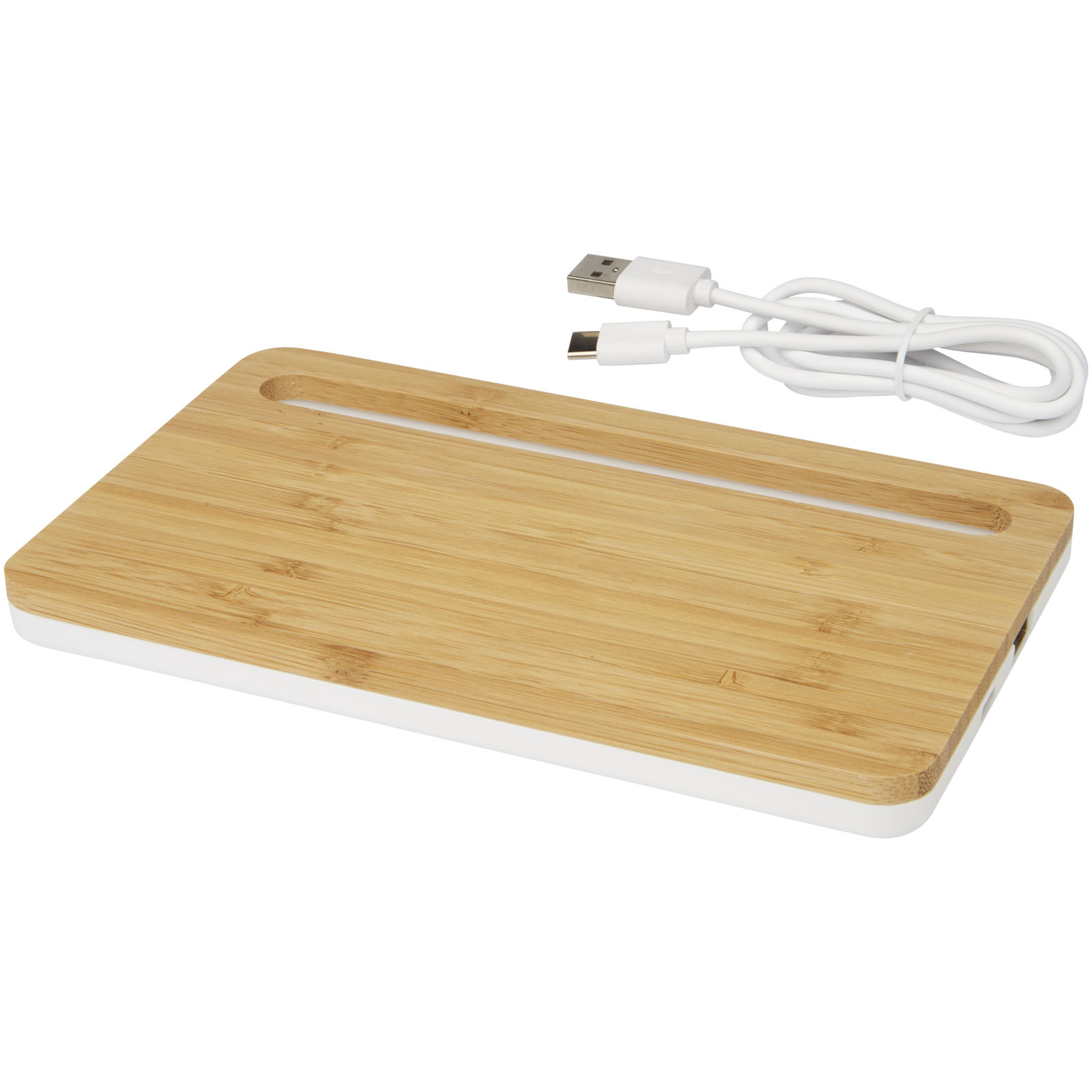 Advertising Wireless Charging - Medake 10W bamboo wireless charger - 3