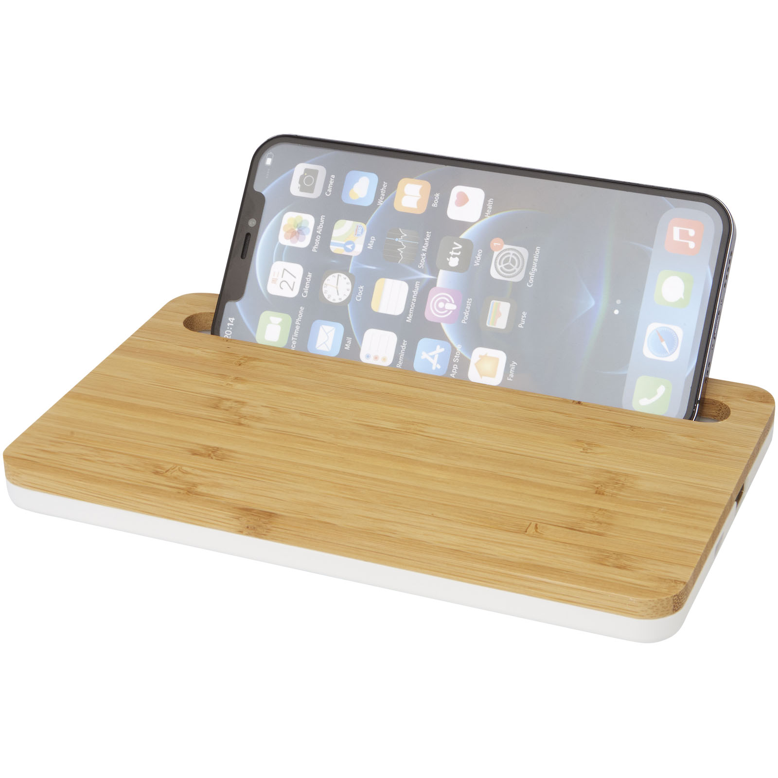 Advertising Wireless Charging - Medake 10W bamboo wireless charger - 5