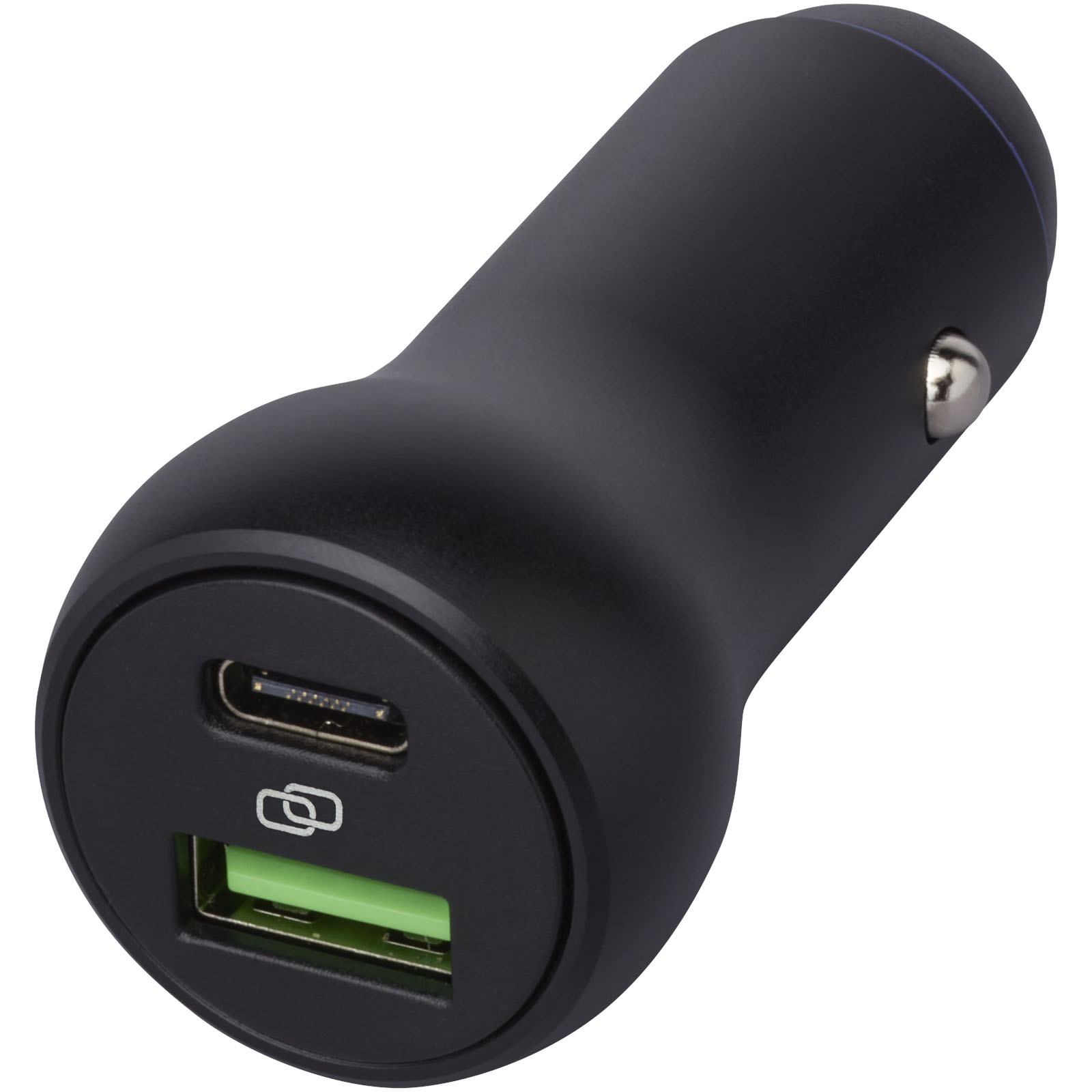Chargeurs publicitaires - Chargeur de voiture Pilot double USB-C/USB-A de 55 W - 0