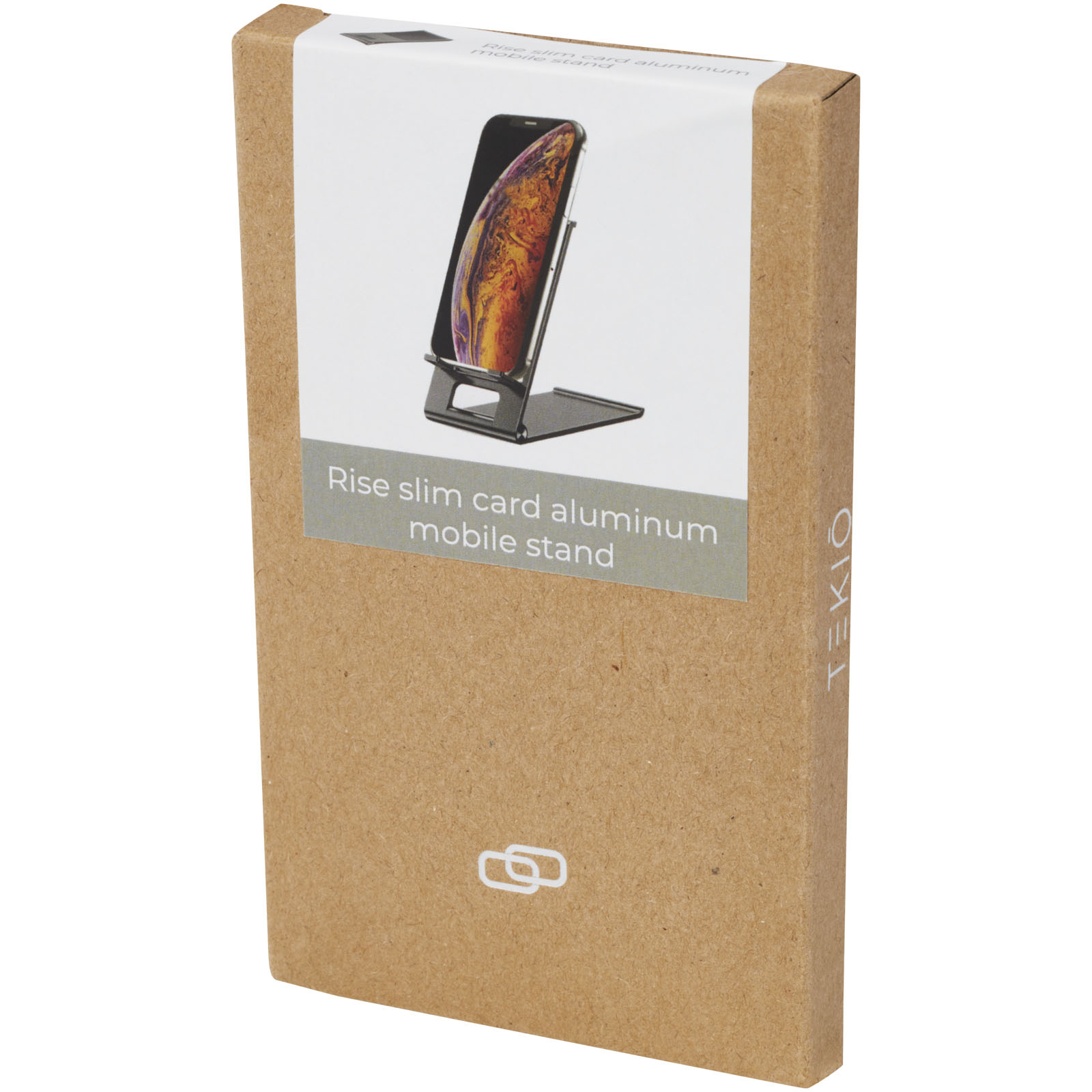Accessoires pour téléphone et tablette publicitaires - Socle de téléphone mince en aluminium Rise - 1