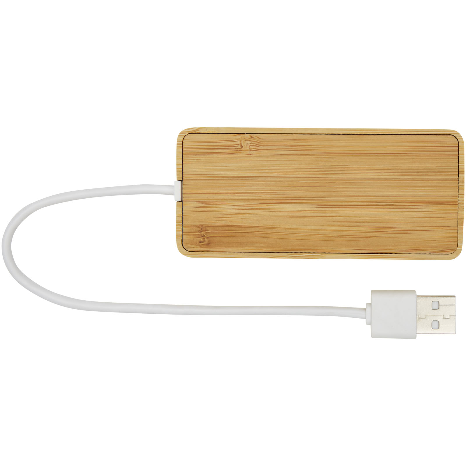 Accessoires pour ordinateur publicitaires - Hub USB Tapas en bambou - 2