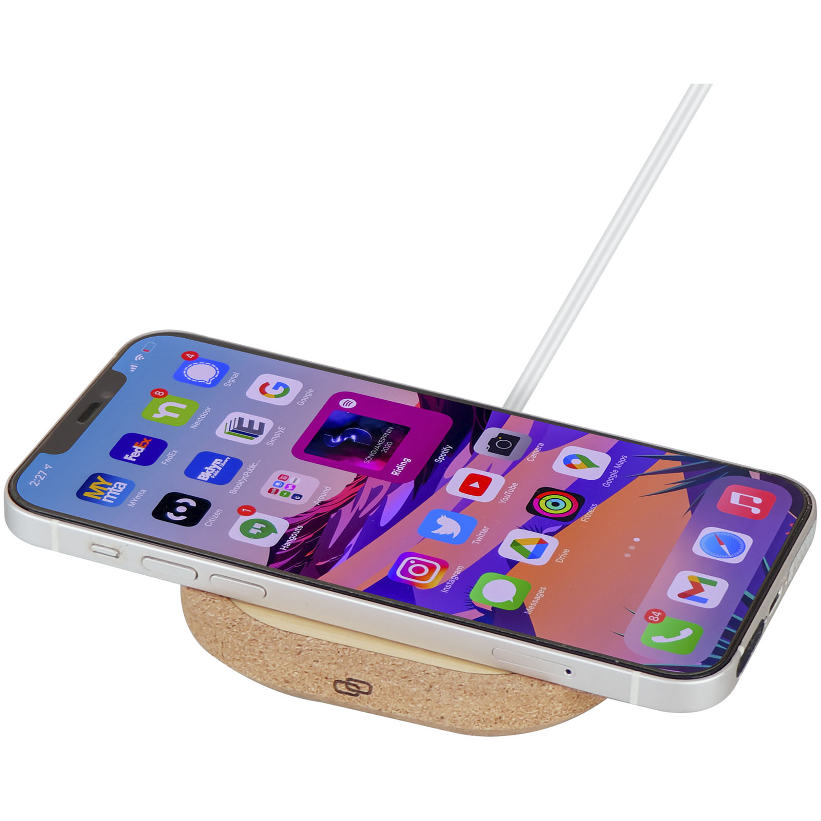 Wireless Charging - Cerris 15W cork wireless charging pad