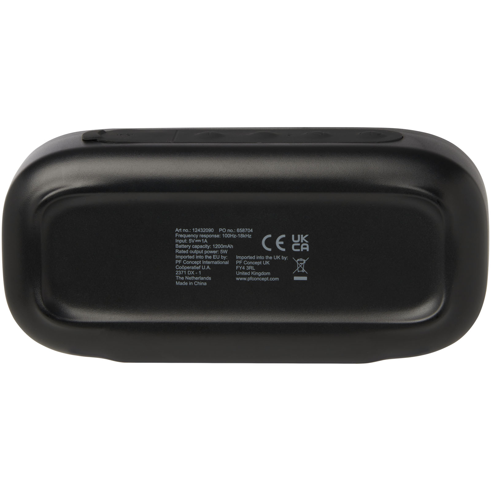 Enceintes publicitaires - Enceinte Bluetooth® Stark 2.0 IPX5 en plastique recyclé de 5W - 2