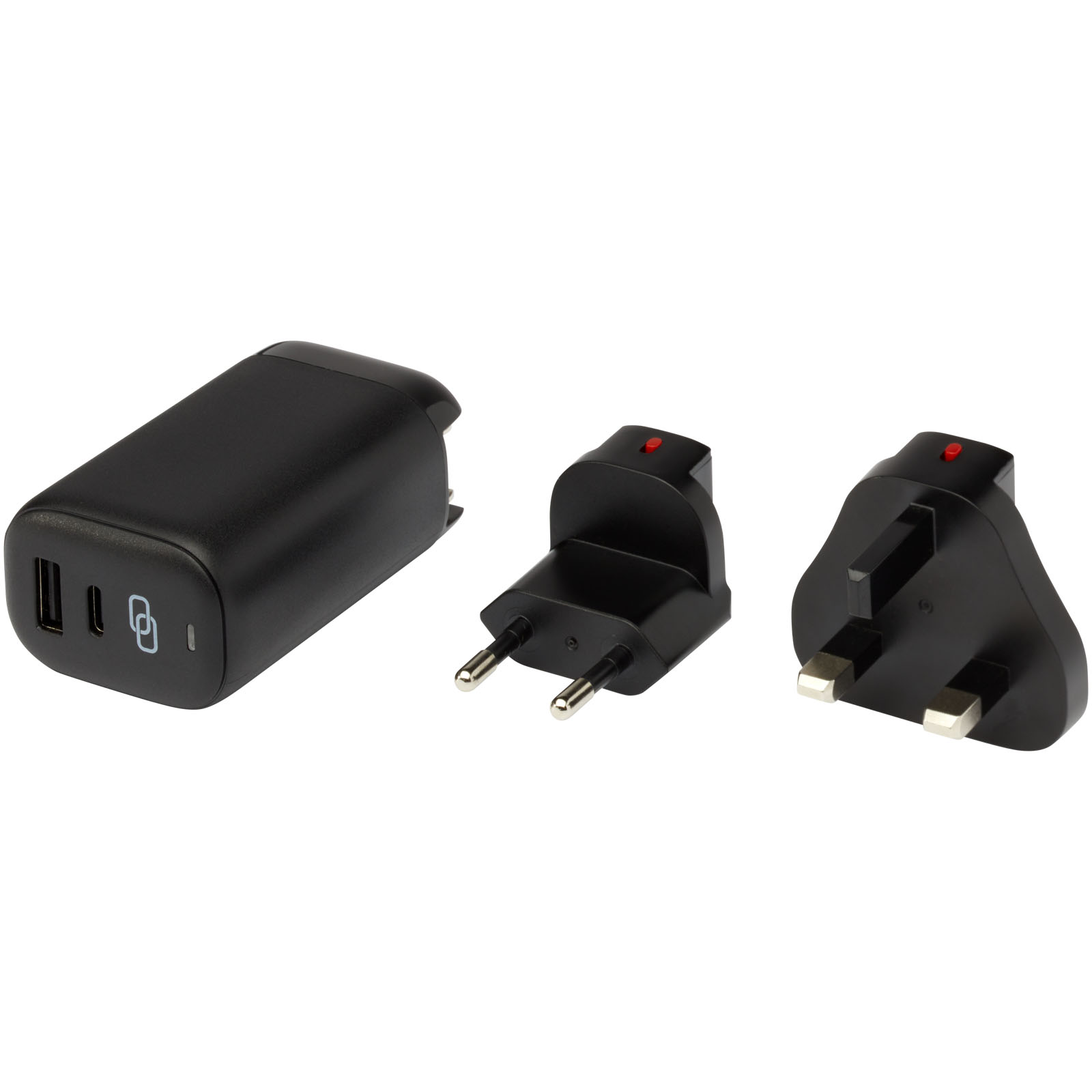 Advertising Chargers - ADAPT 25W recycled plastic PD travel charger - 0