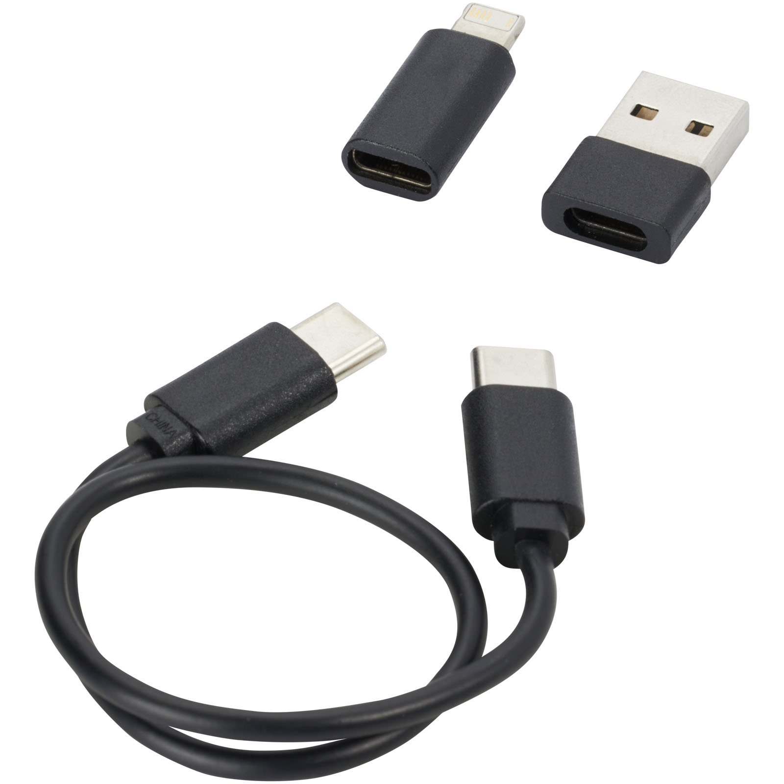 Câbles publicitaires - Câble de charge modulaire Whiz en plastique recyclé  - 5