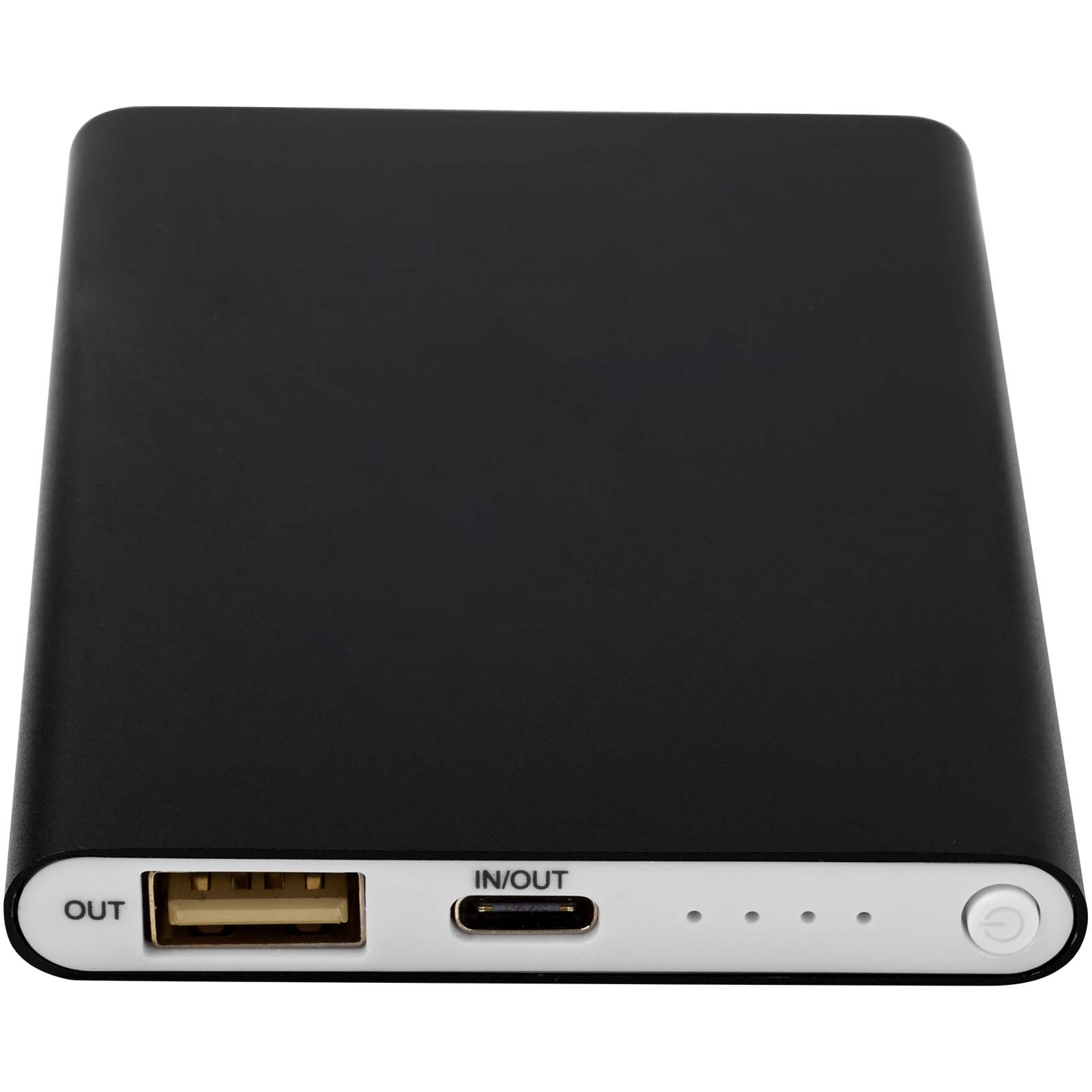 Batteries externes publicitaires - Batterie de secours en aluminium Pep de type-C de 4 000 mAh  - 4