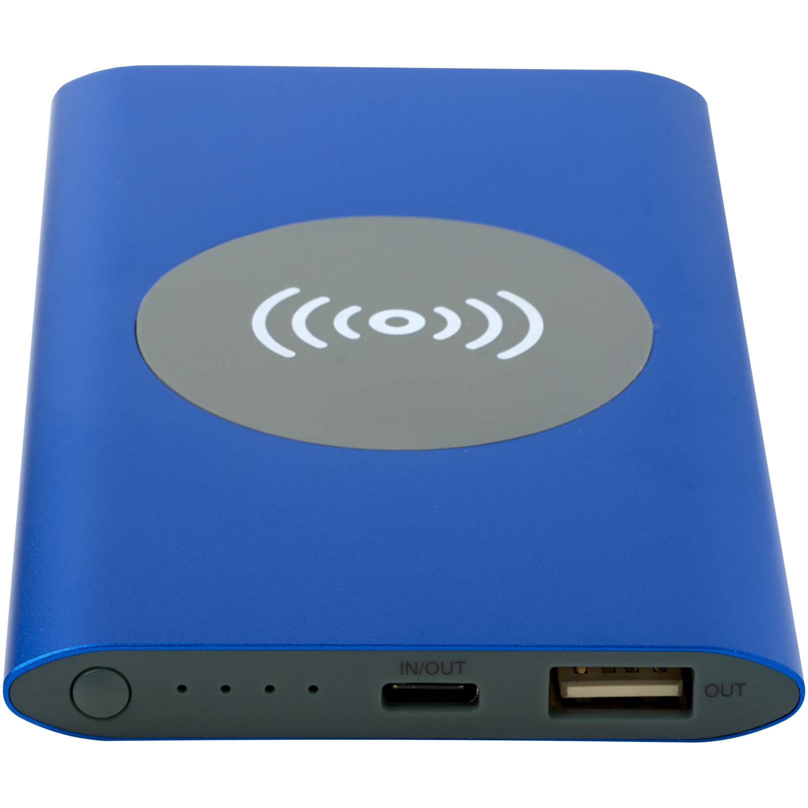 Advertising Powerbanks - Juice 4000 mAh Type-C recycled aluminium wireless power bank  - 4
