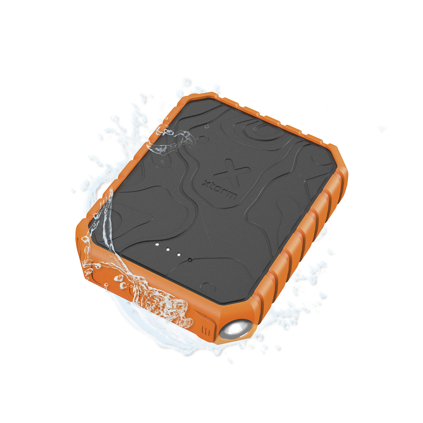 Advertising Powerbanks - Xtorm XR201 Xtreme 10.000 mAh 20W QC3.0 waterproof rugged power bank with torch - 5