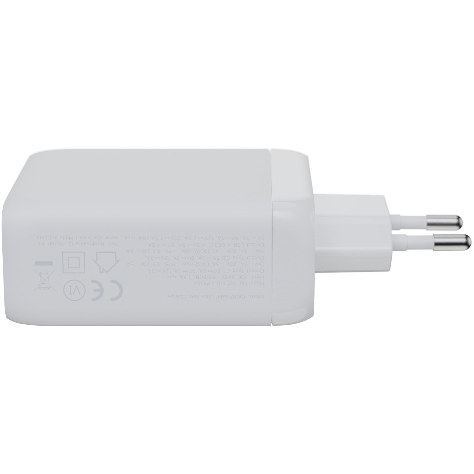 Advertising Chargers - Xtorm XEC100 GaN² Ultra 100W wall charger - 3
