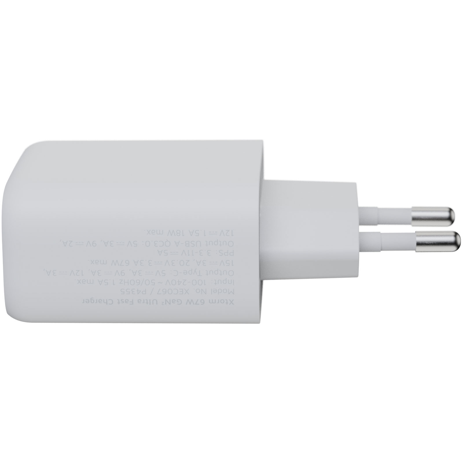 Advertising Chargers - Xtorm XEC067 GaN² Ultra 67W wall charger - 3