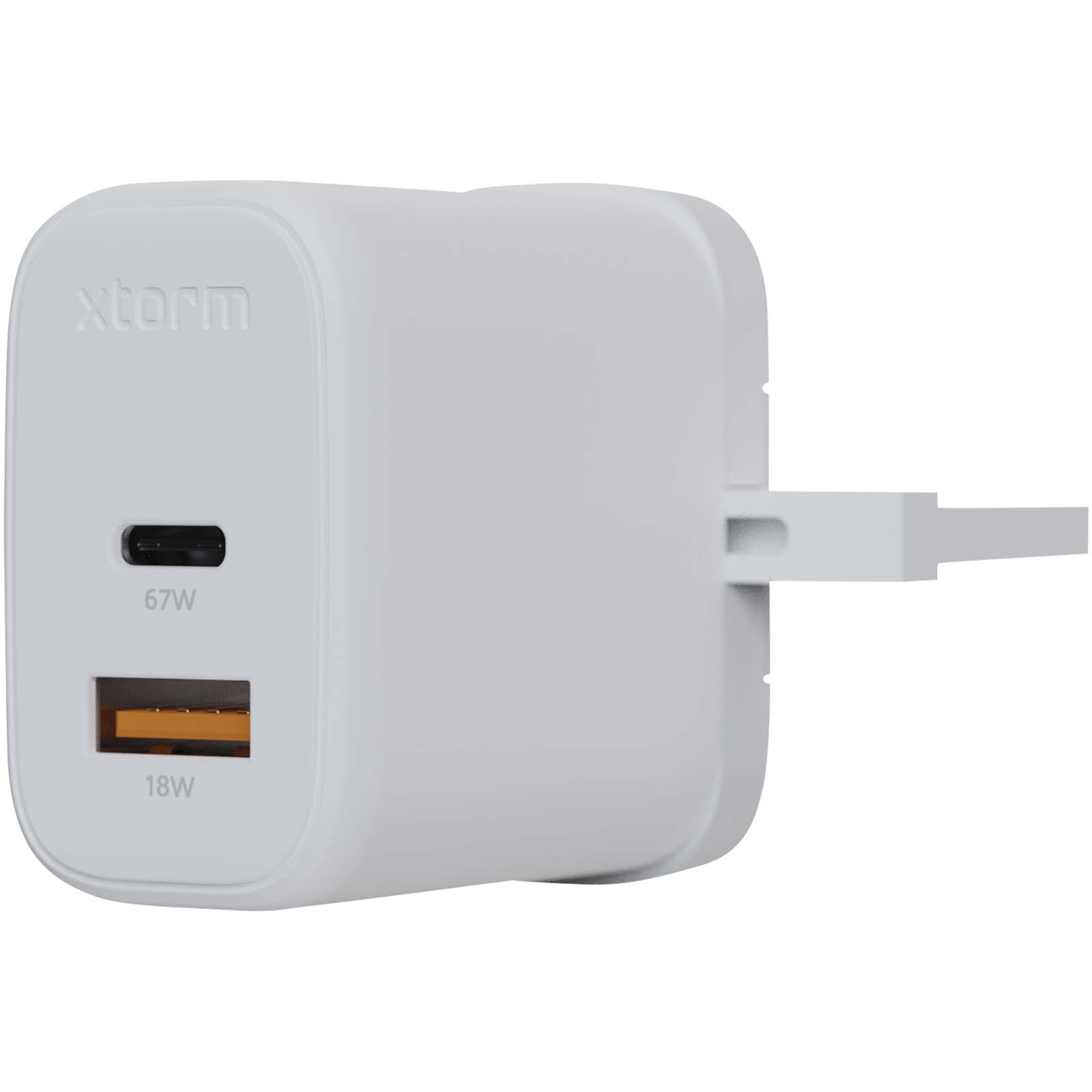 Advertising Chargers - Xtorm XEC067G GaN² Ultra 67W wall charger - UK plug - 6