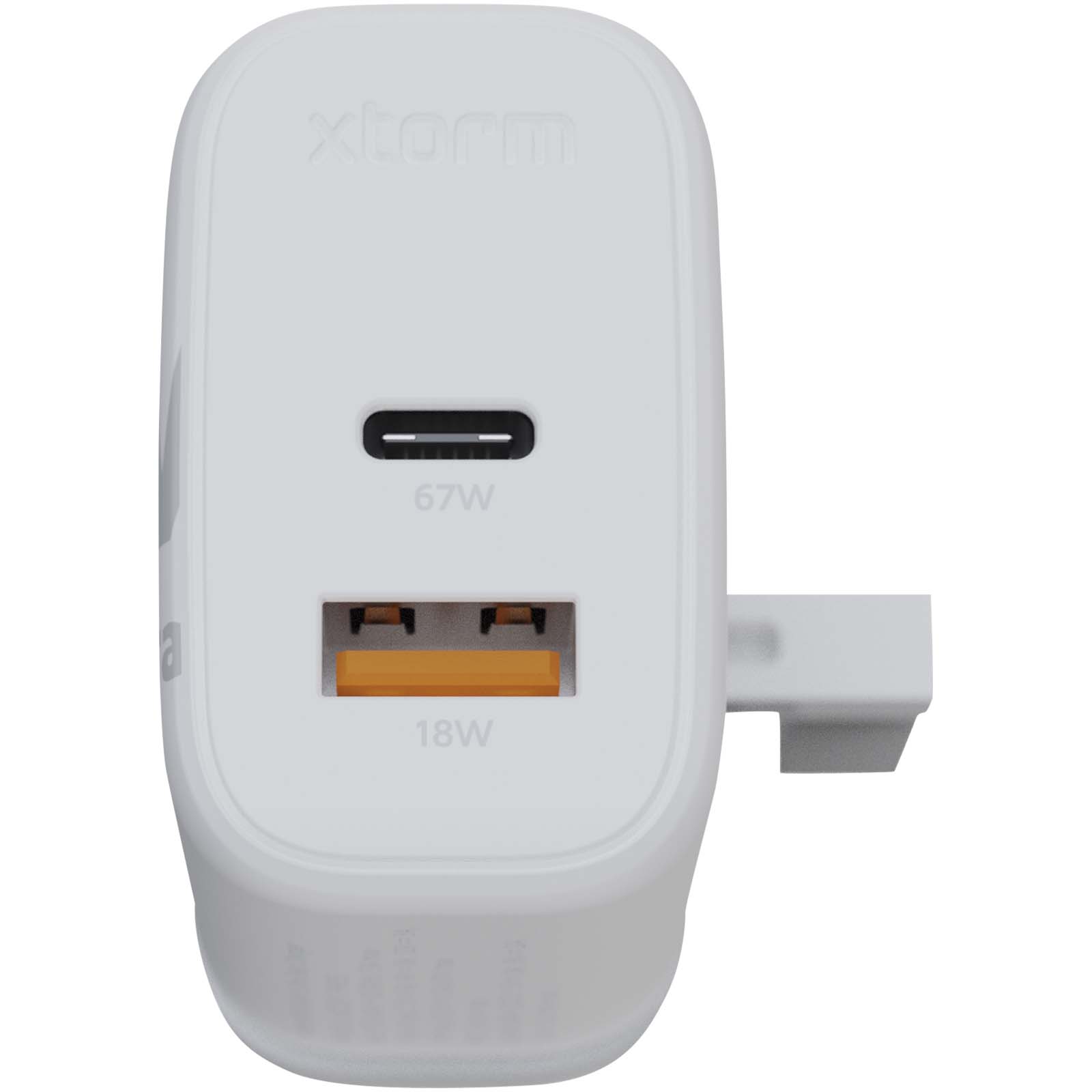 Advertising Chargers - Xtorm XEC067G GaN² Ultra 67W wall charger - UK plug - 2