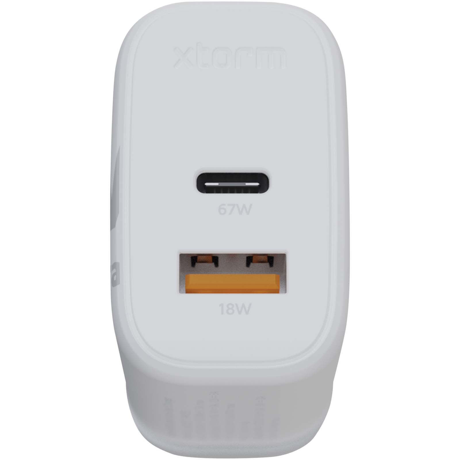 Advertising Chargers - Xtorm XEC067G GaN² Ultra 67W wall charger - UK plug - 3