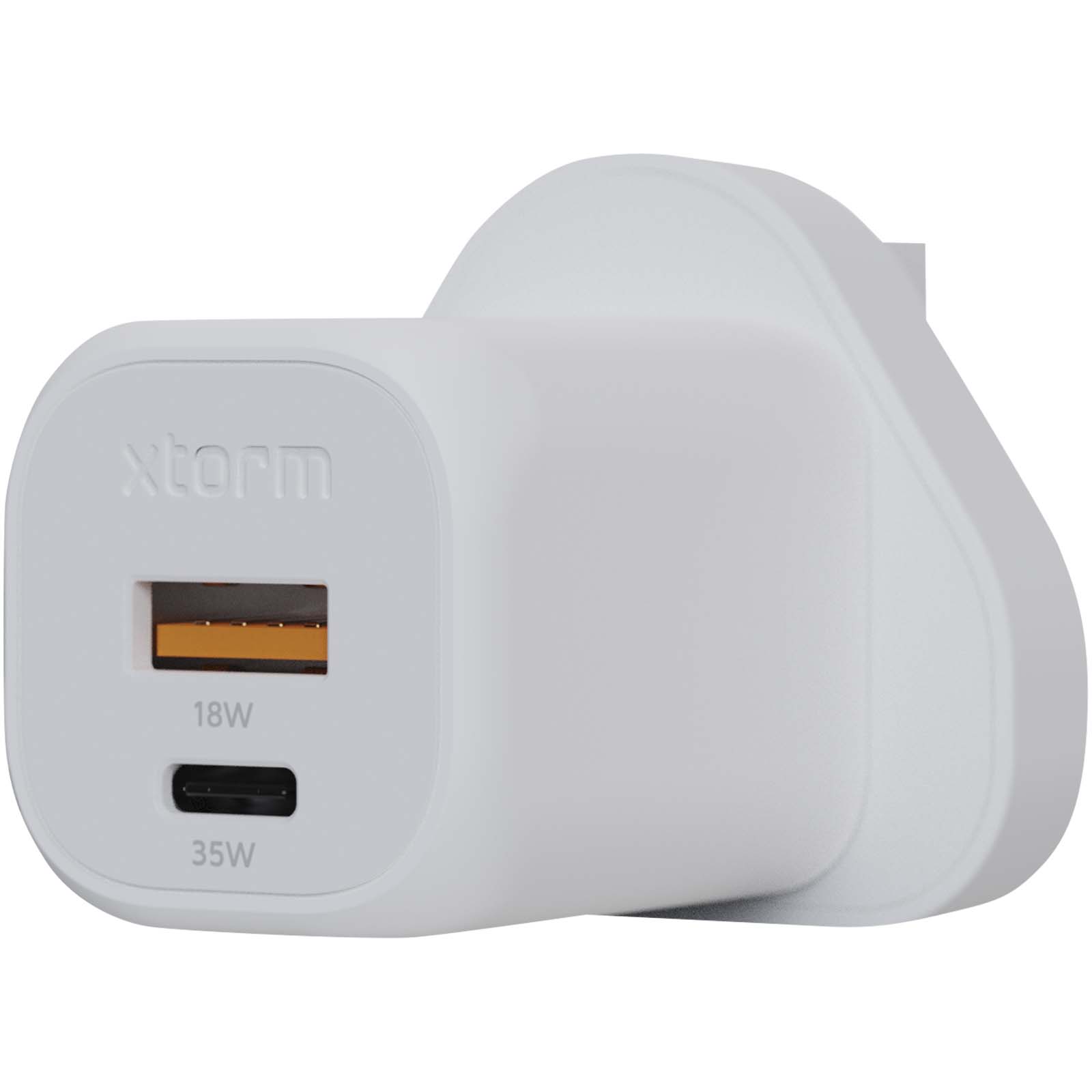 Advertising Chargers - Xtorm XEC035 GaN² Ultra 35W wall charger - UK plug - 3