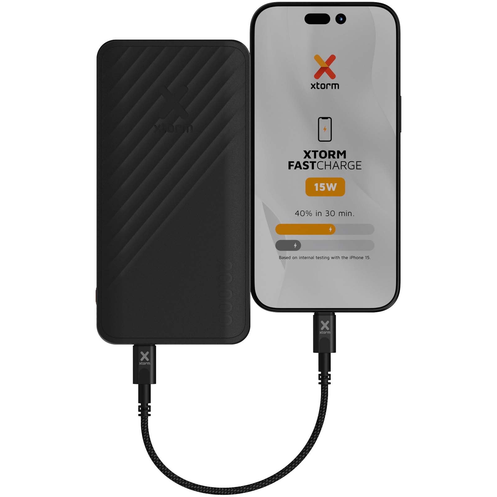 Batteries externes publicitaires - Batterie de secours à charge rapide Xtorm XG220 Go2 de 15 W et 20 000 mAh  - 3
