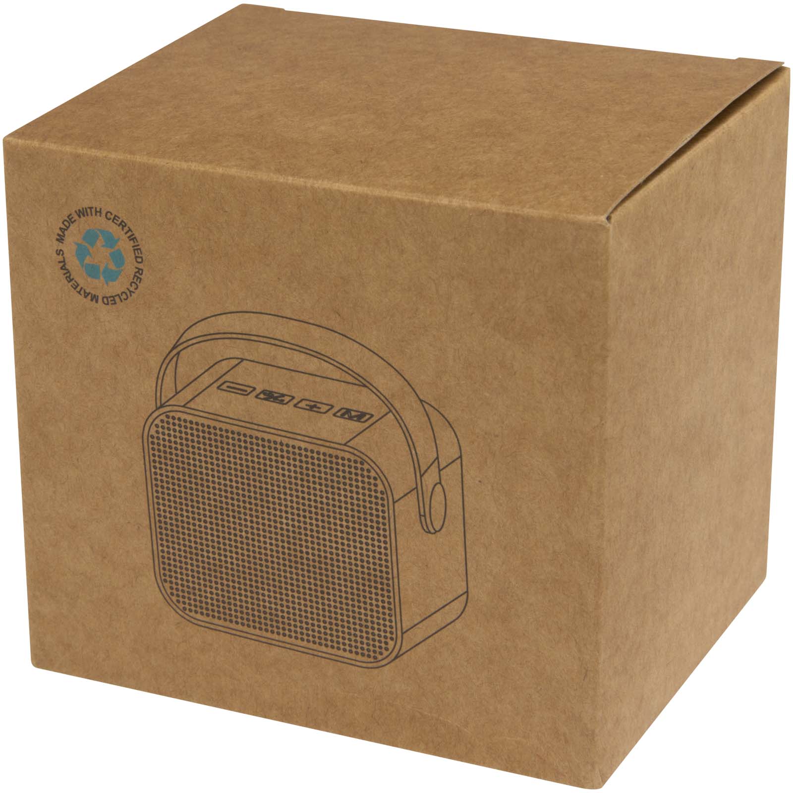 Enceintes publicitaires - Haut-parleur sans fil Diya de 3 W en plastique recyclé - 1