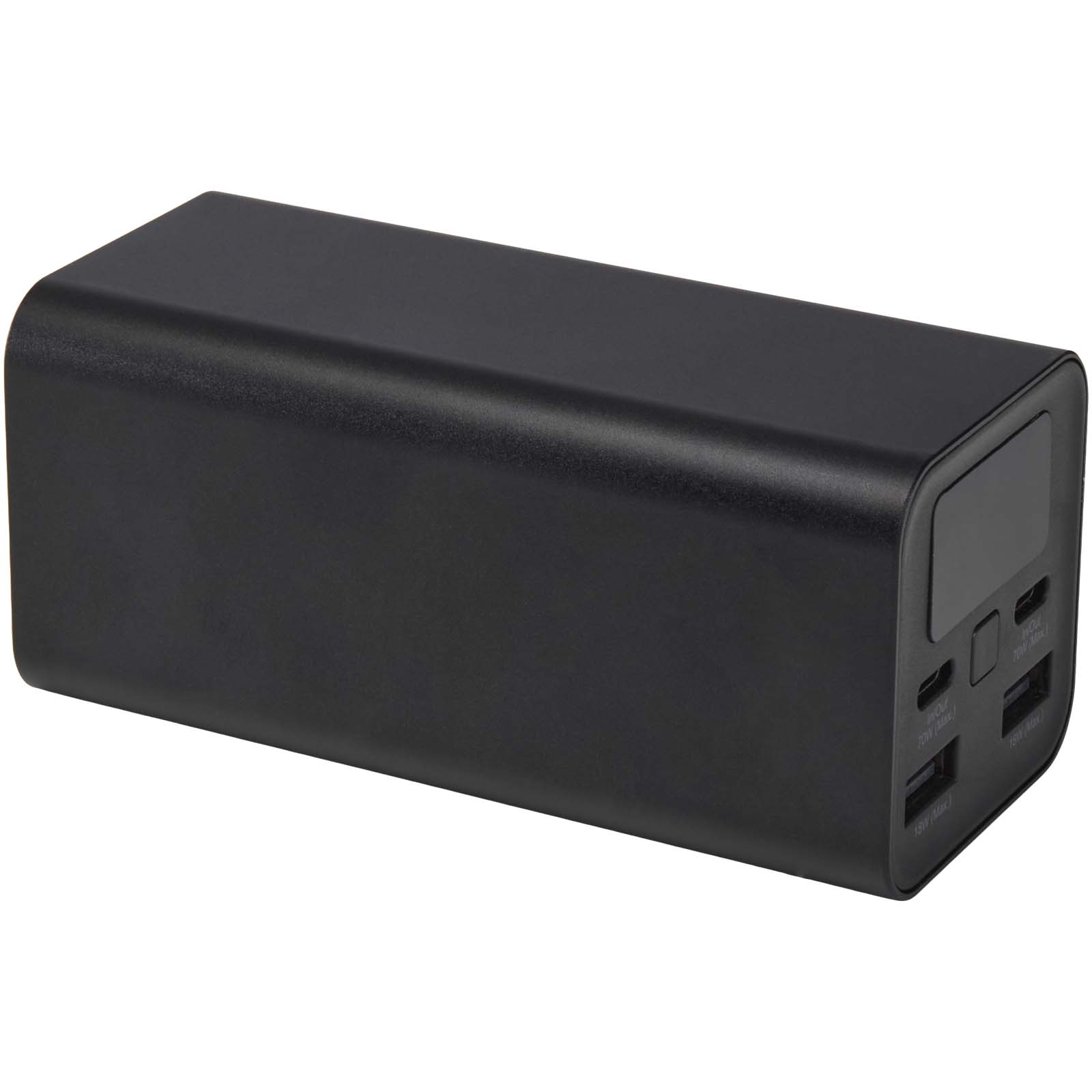 Advertising Powerbanks - Acamar 20.000 mAh 70W recycled aluminium laptop power bank - 4