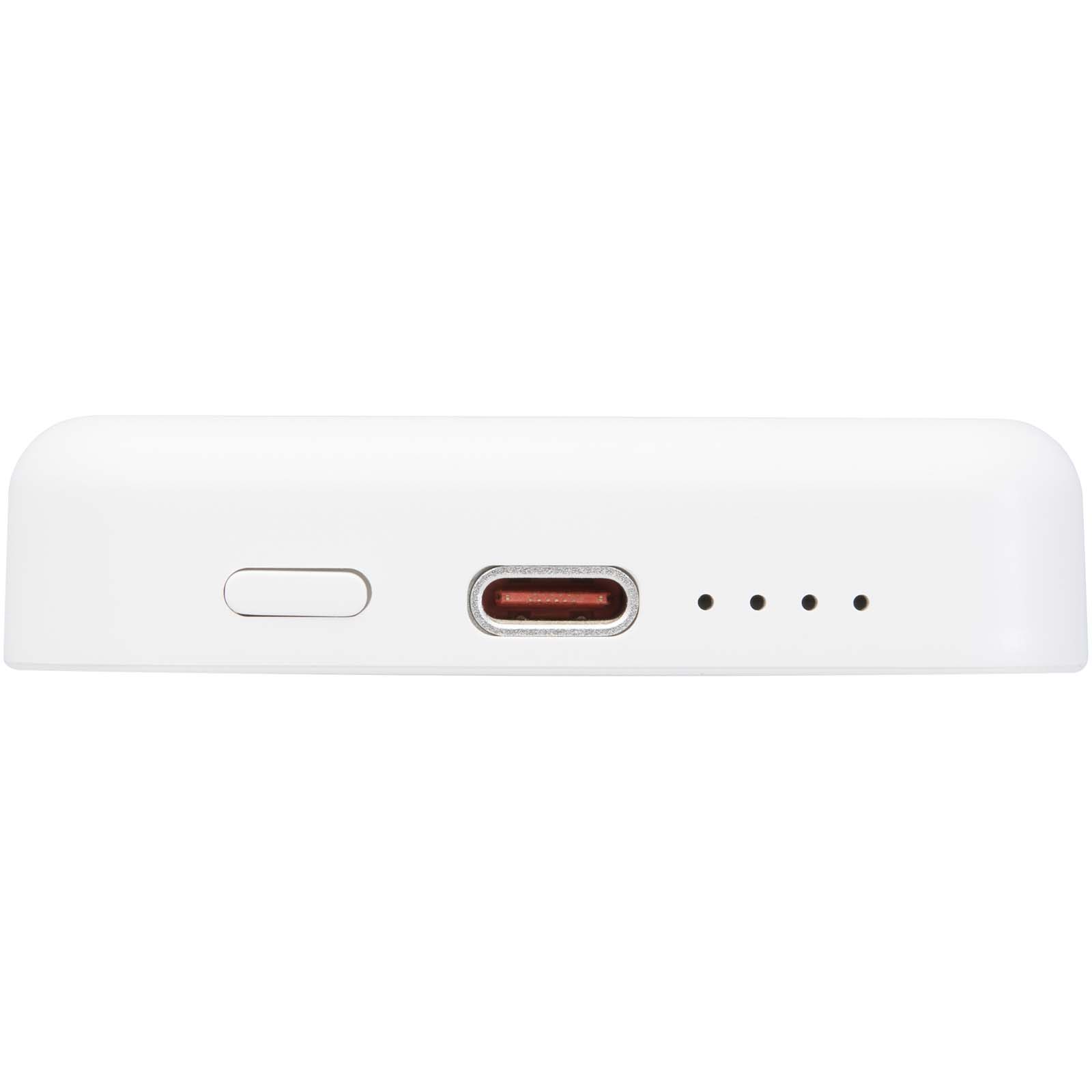 Advertising Powerbanks - Acrab 5000 mAh 15W magnetic wireless power bank with 20W PD - made from recycled plastic - 6