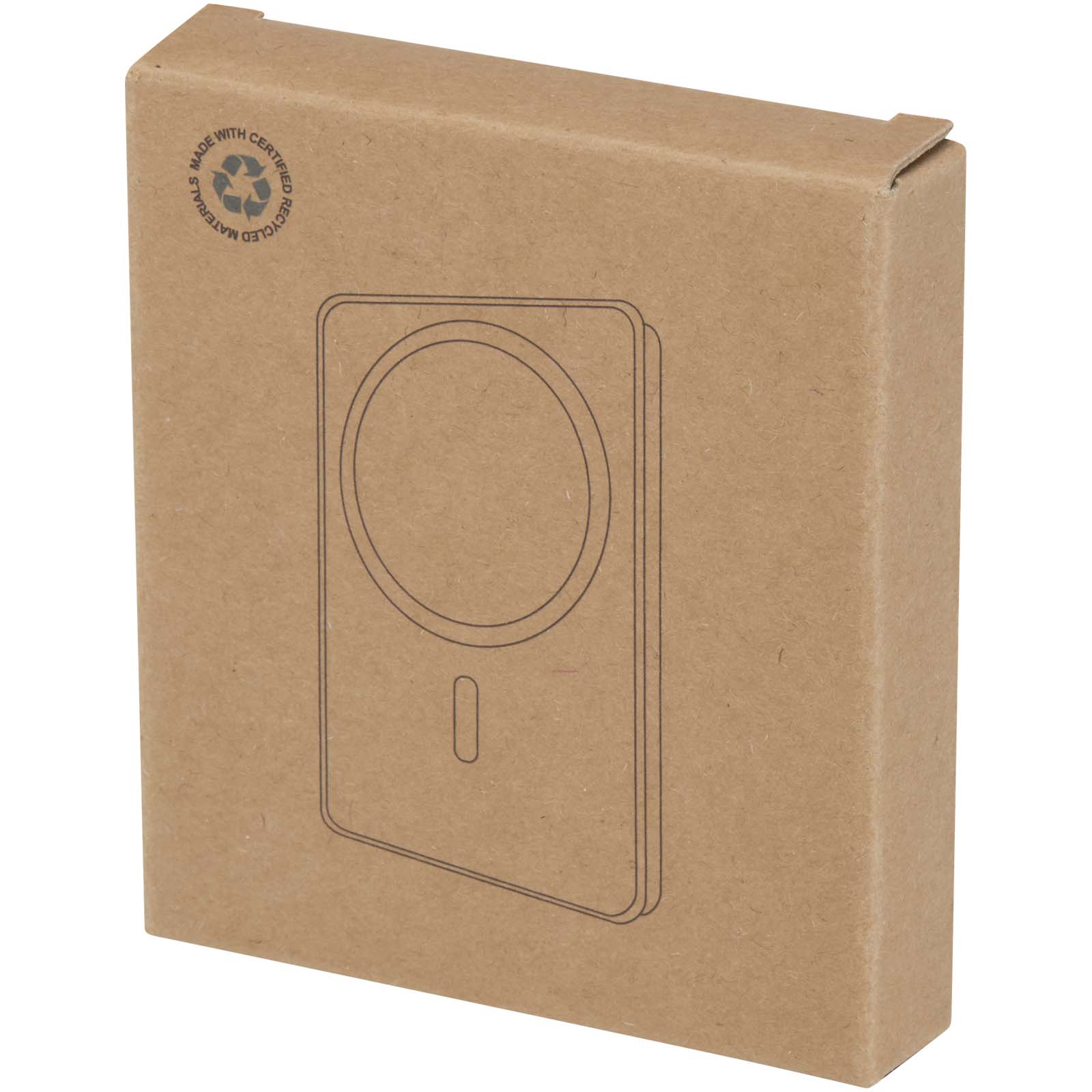 Advertising Powerbanks - Acrab 5000 mAh 15W magnetic wireless power bank with 20W PD - made from recycled plastic - 1