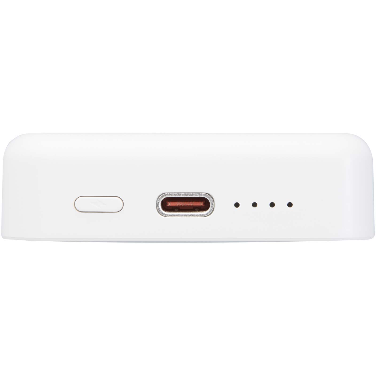 Advertising Powerbanks - Acrab 10.000 mAh 15W magnetic wireless power bank with 20W PD - made from recycled plastic - 6
