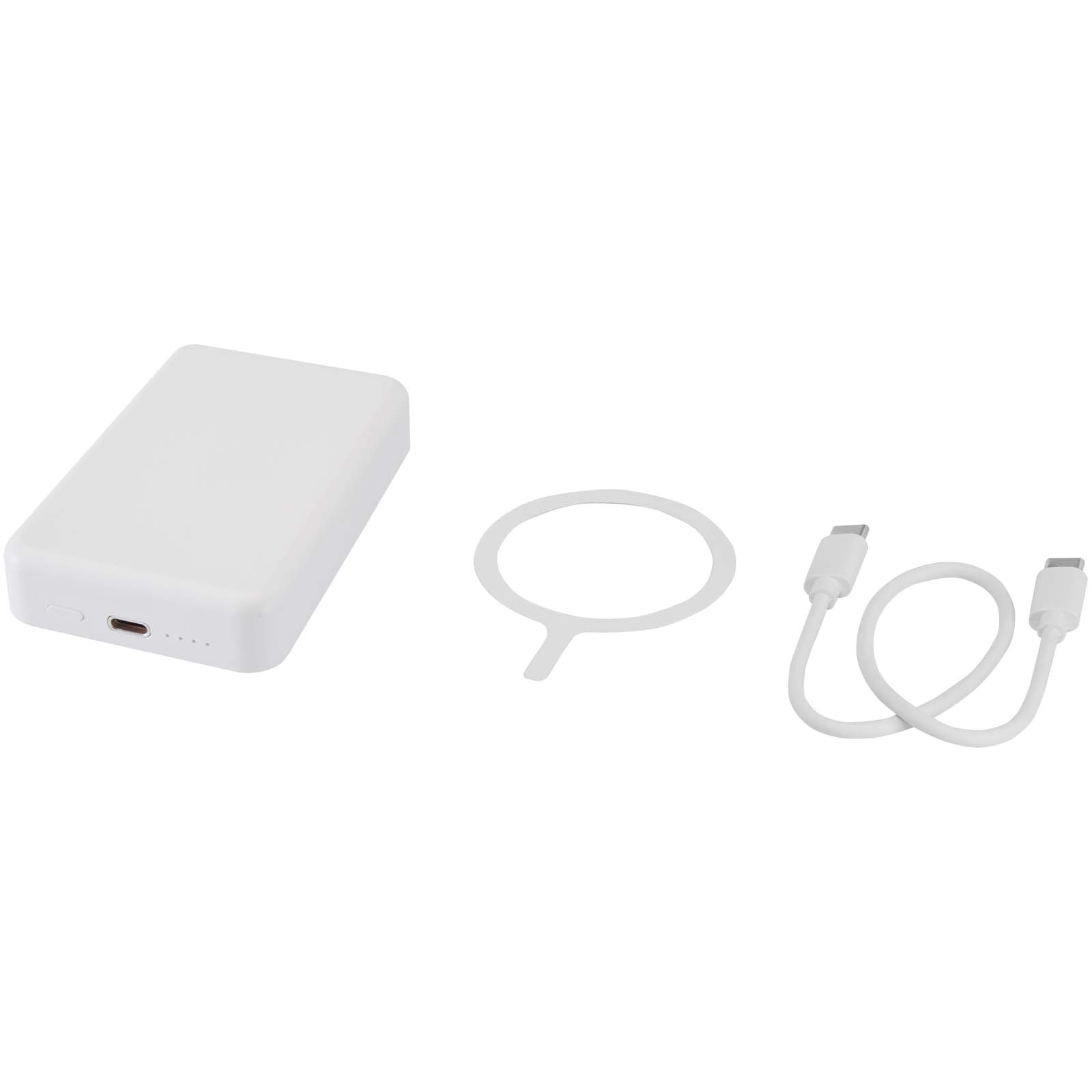 Advertising Powerbanks - Acrab 10.000 mAh 15W magnetic wireless power bank with 20W PD - made from recycled plastic - 5