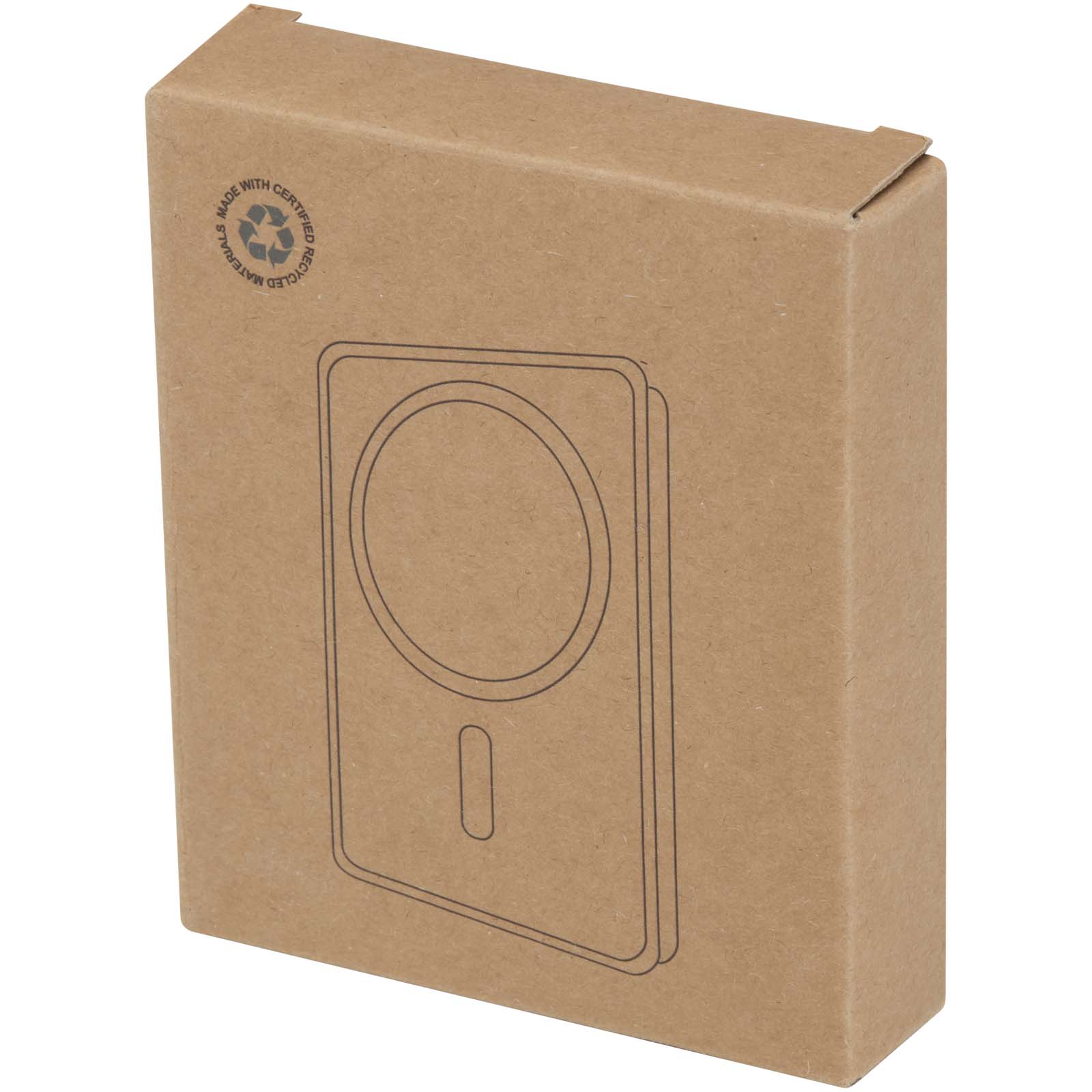Advertising Powerbanks - Acrab 10.000 mAh 15W magnetic wireless power bank with 20W PD - made from recycled plastic - 1
