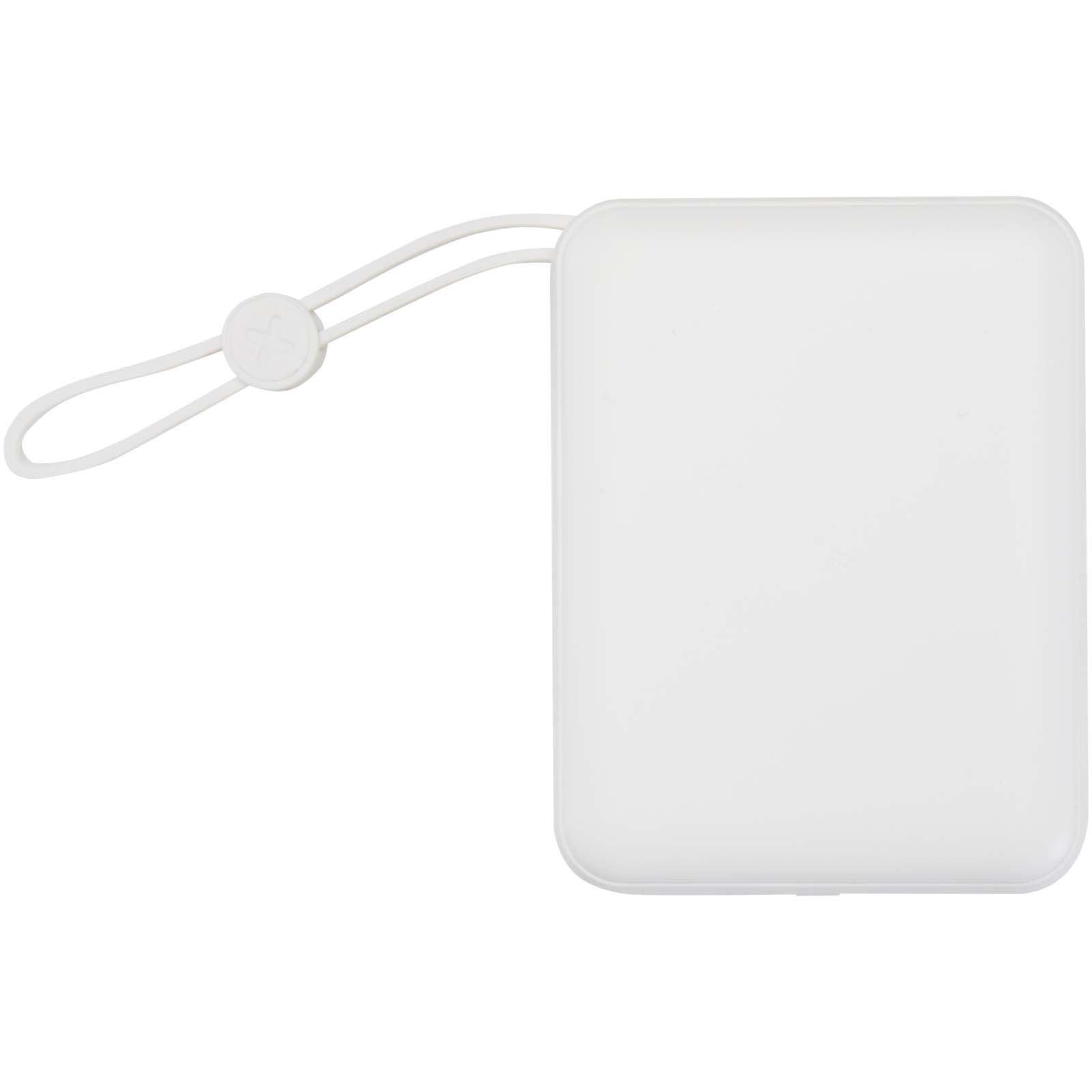 Advertising Powerbanks - Acrux 10.000 mAh 35W tablet power bank with built in Type-C cable - made from recycled plastic - 2
