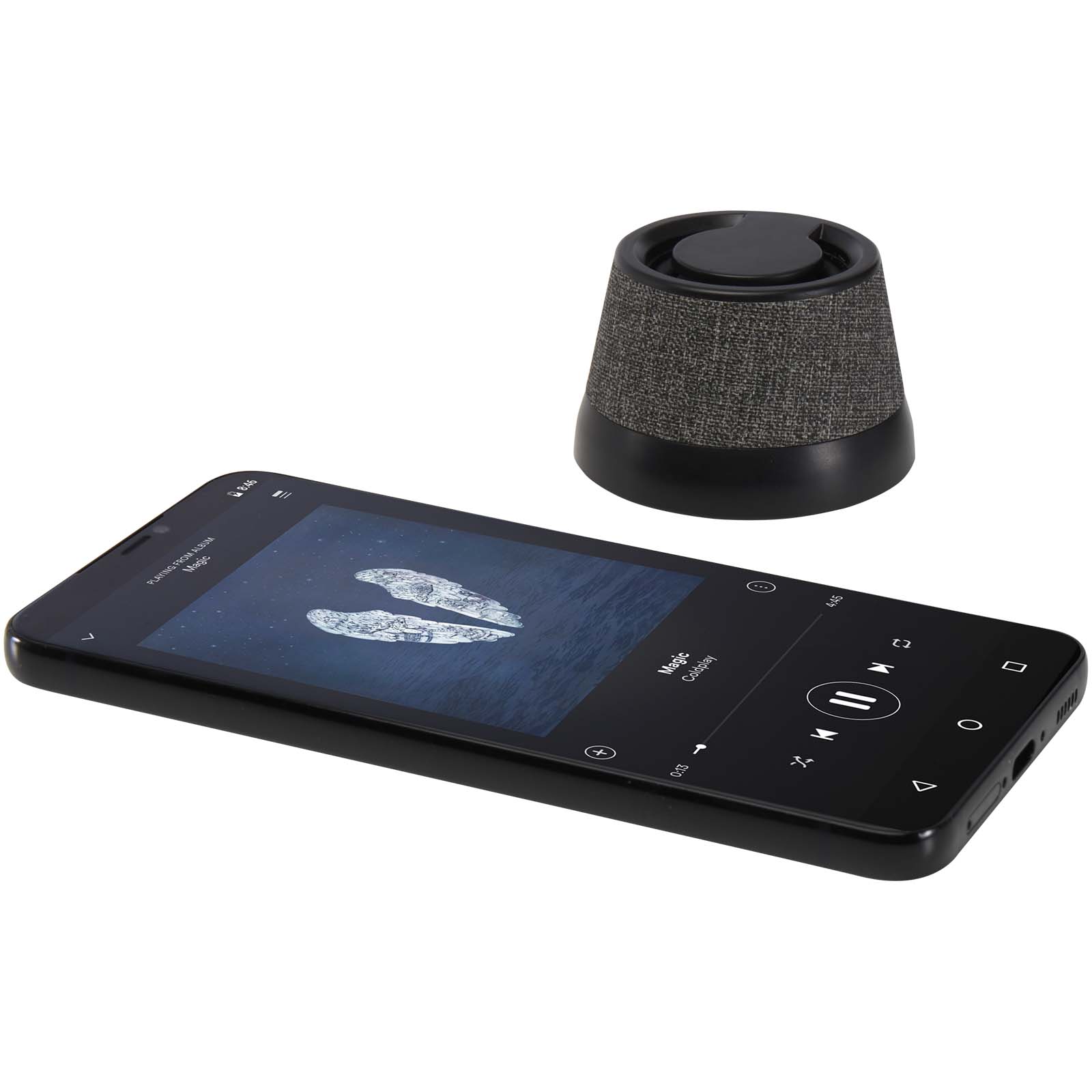 Advertising Speakers - Horna 3W recycled plastic magnetic wireless speaker - 5