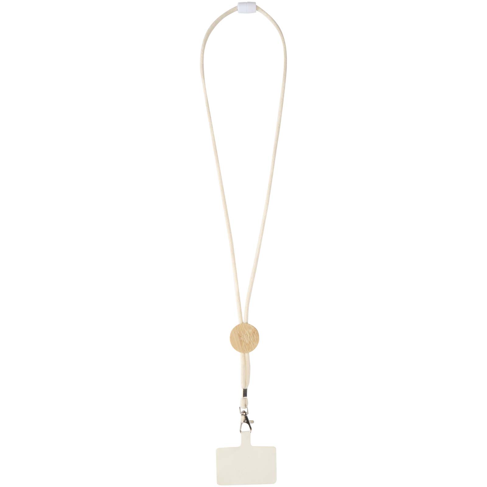 Adhab smartphone lanyard with bamboo details